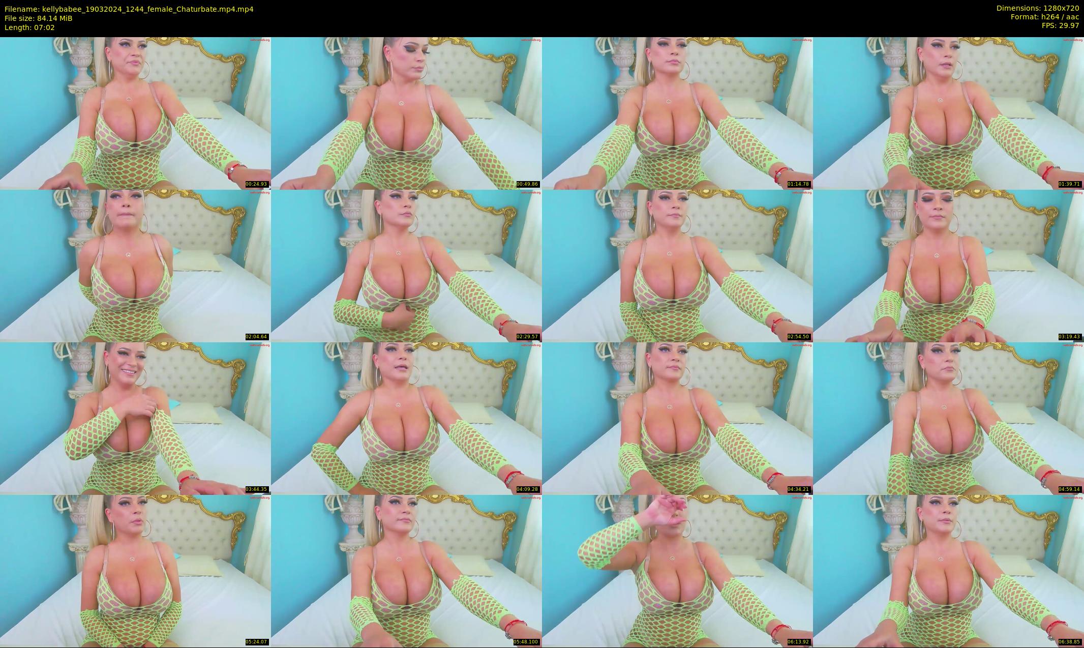 kellybabee — 8 minute Chaturbate female cam show recording, 720p, Mar 19, 2024
