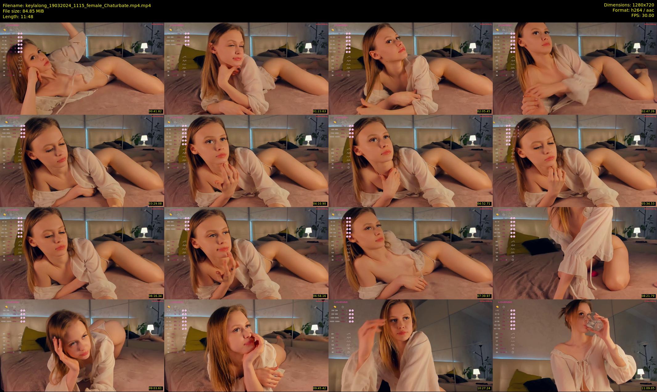 keylalong — 12 minute Chaturbate female cam show recording, 720p, Mar 19, 2024