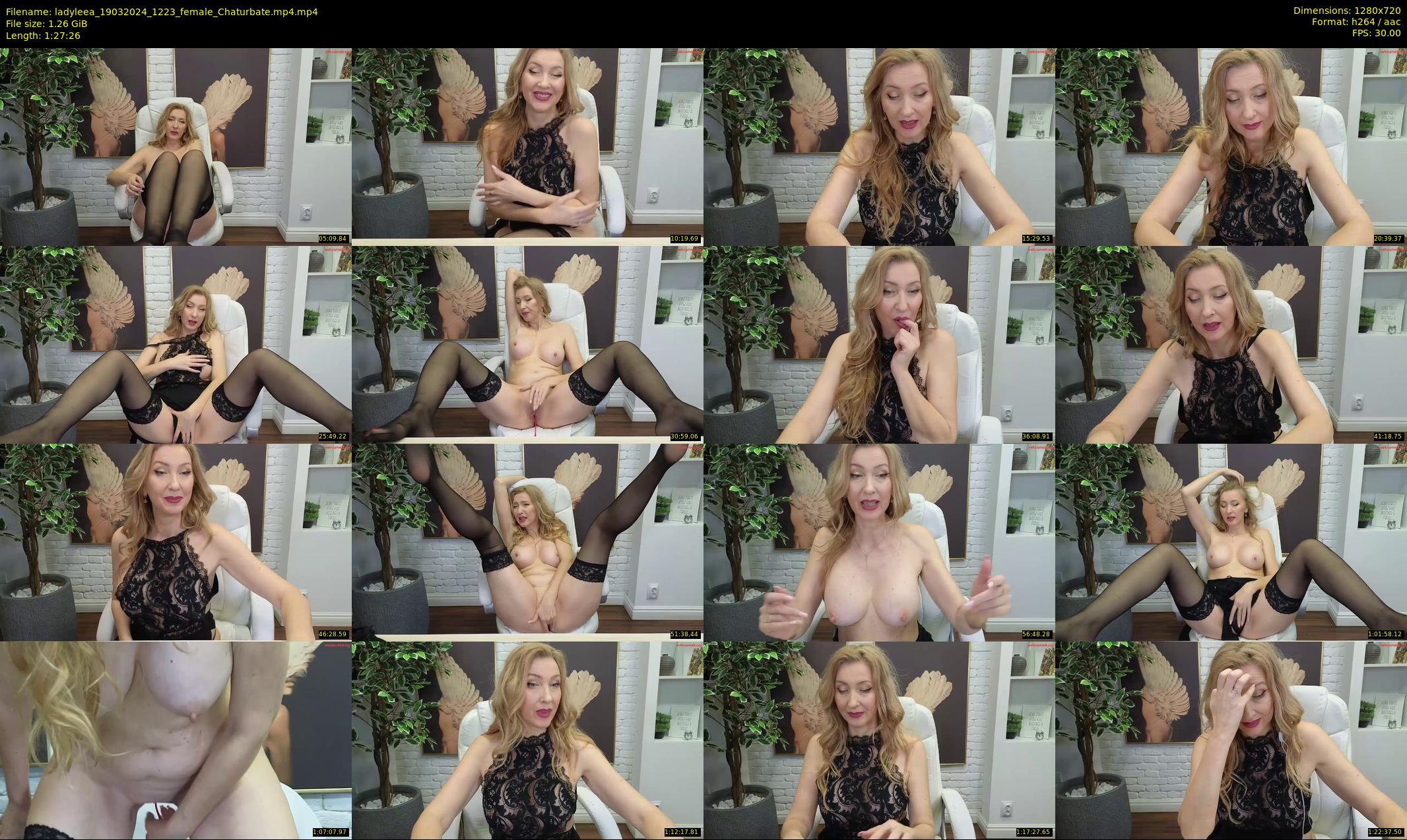 ladyleea — 88 minute Chaturbate female cam show recording, 720p, Mar 19, 2024