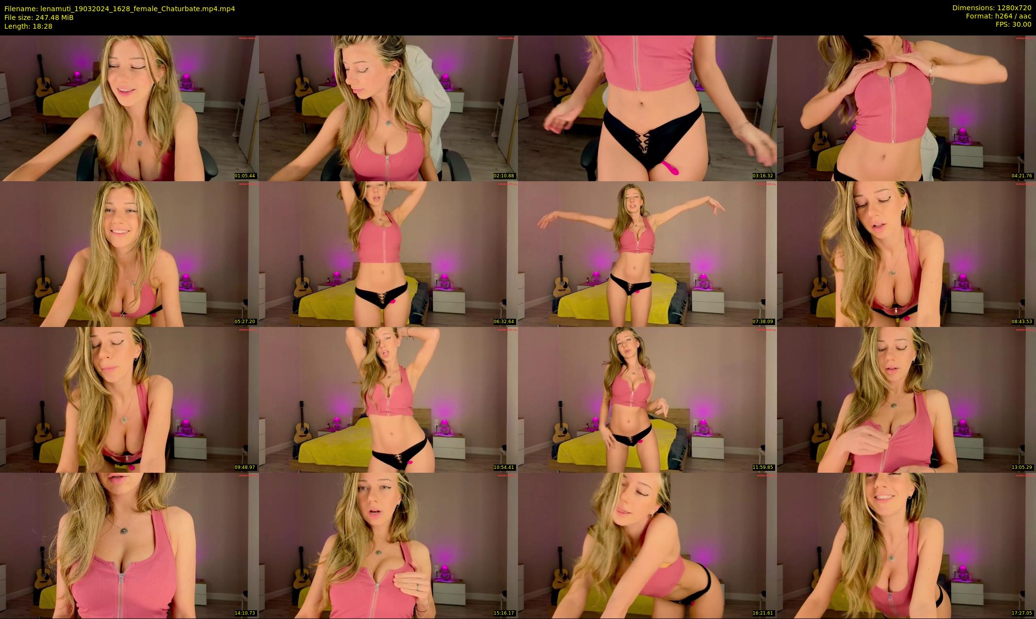 lenamuti — 19 minute Chaturbate female cam show recording, 720p, Mar 19, 2024