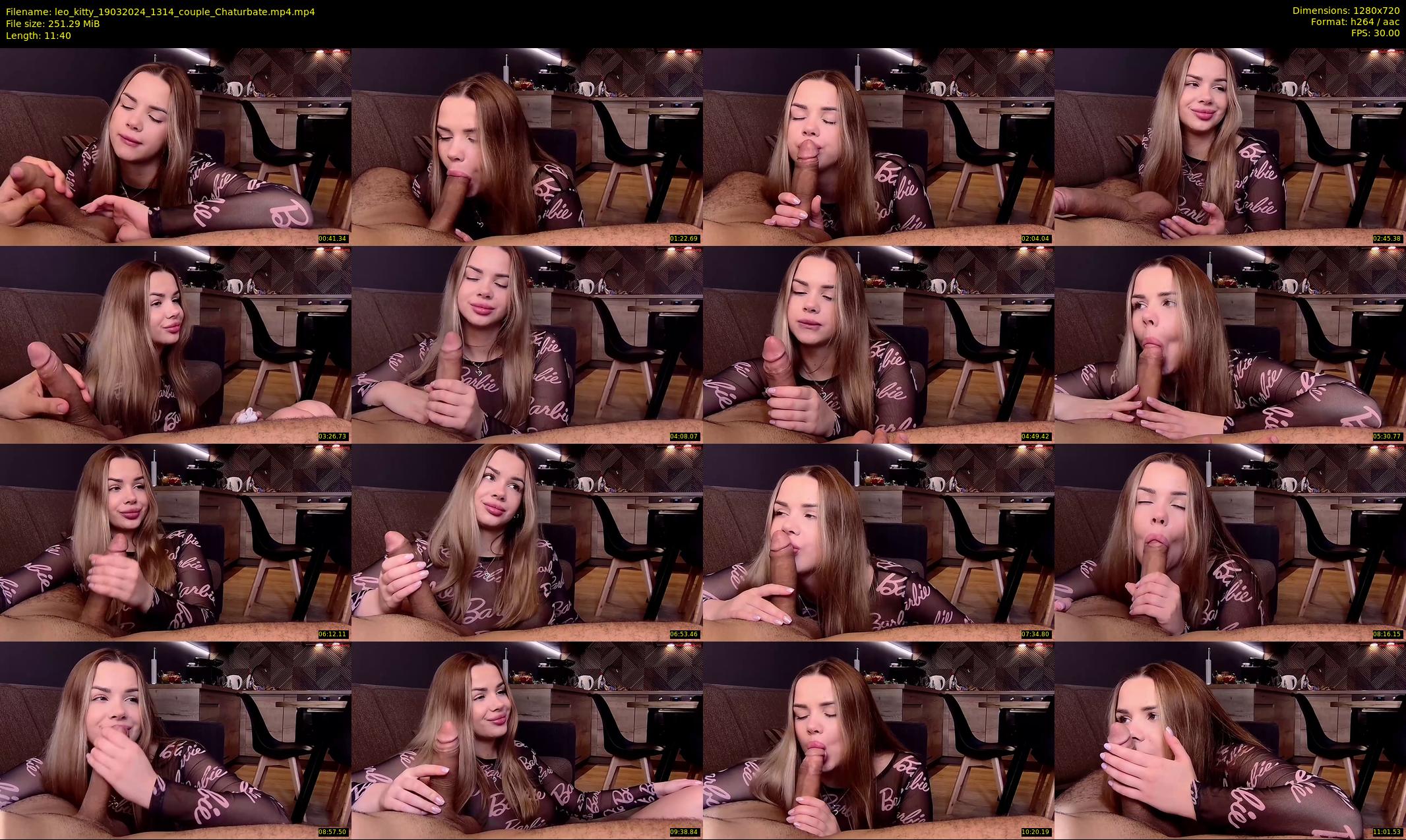 leo_kitty — 12 minute Chaturbate couple cam show recording, 720p, Mar 19, 2024