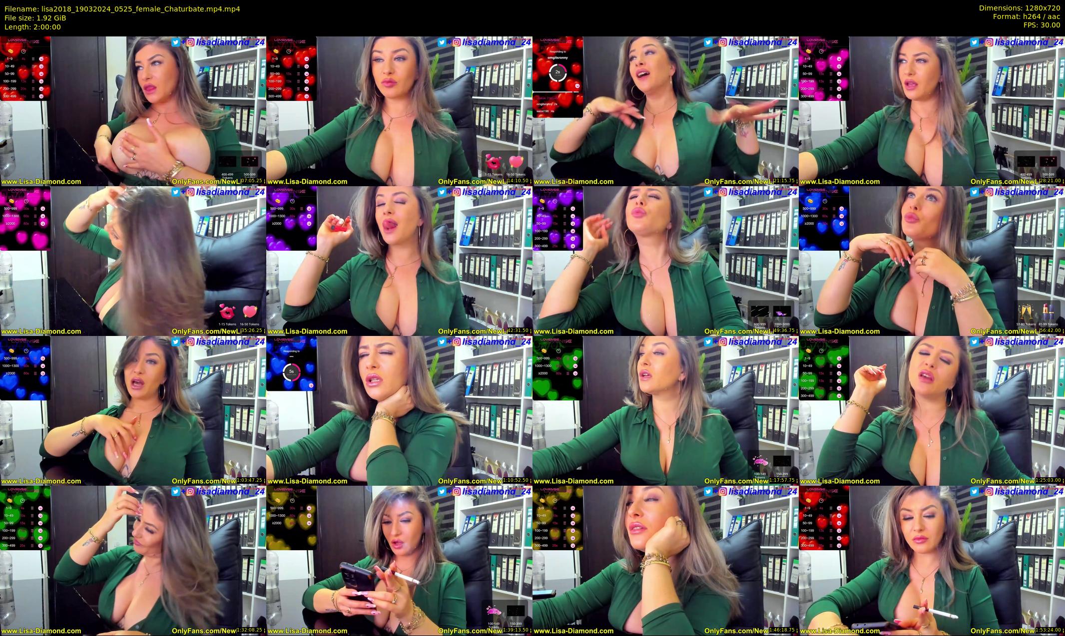 lisa2018 — 120 minute Chaturbate female cam show recording, 720p, Mar 19, 2024