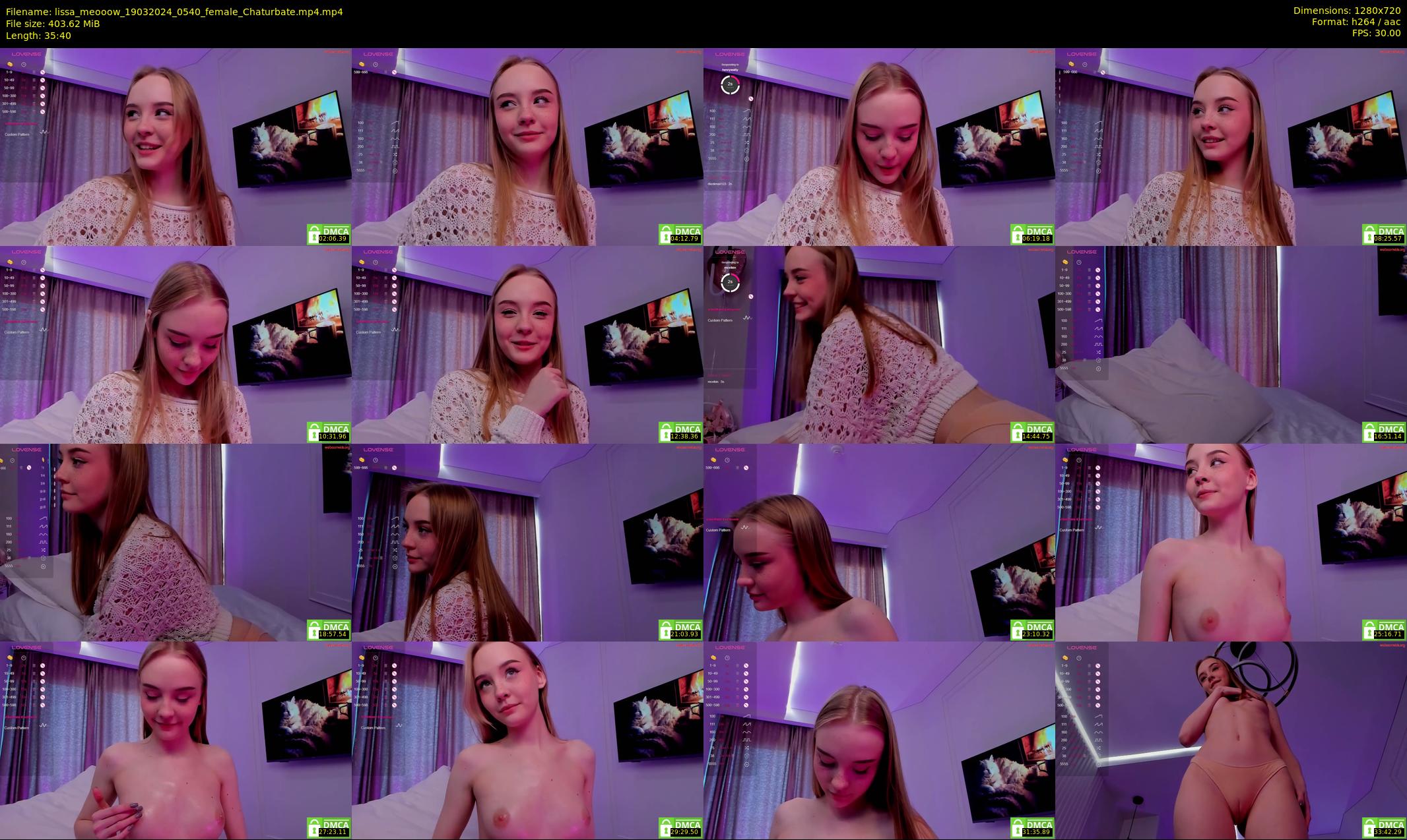 lissa_meooow — 36 minute Chaturbate female cam show recording, 720p, Mar 19, 2024