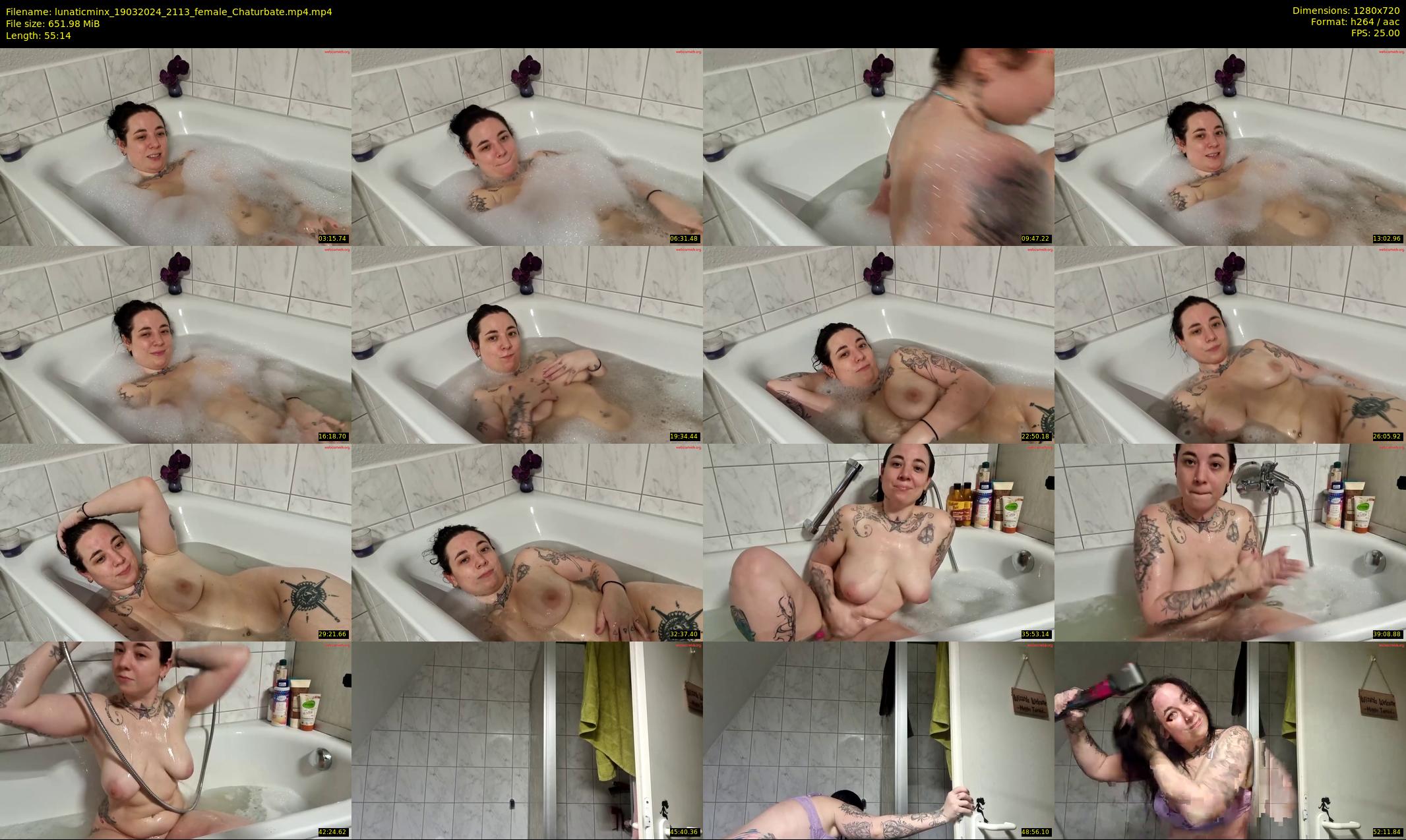 lunaticminx — 56 minute Chaturbate female cam show recording, 720p, Mar 19, 2024