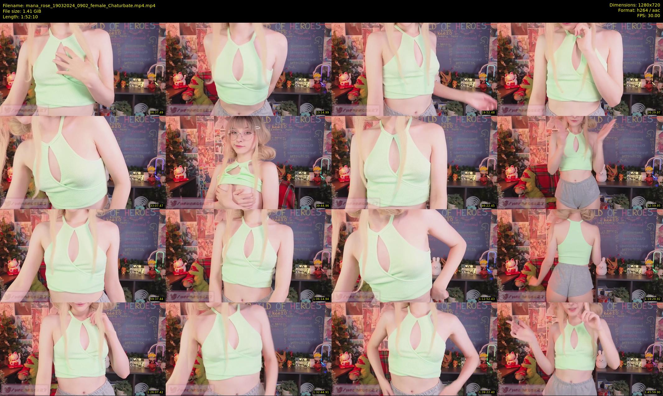 mana_rose — 113 minute Chaturbate female cam show recording, 720p, Mar 19, 2024