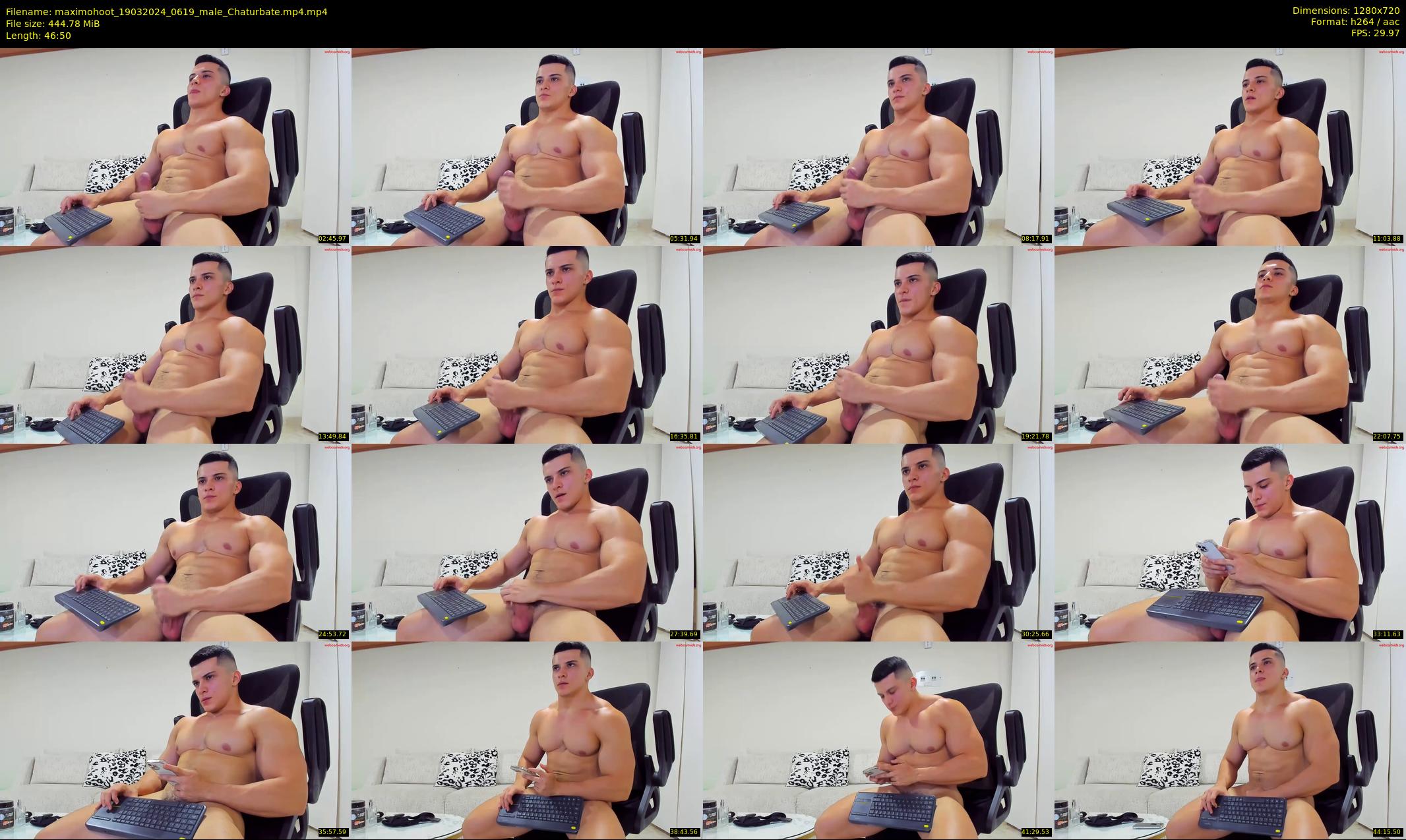 maximohoot — 47 minute Chaturbate male cam show recording, 720p, Mar 19, 2024