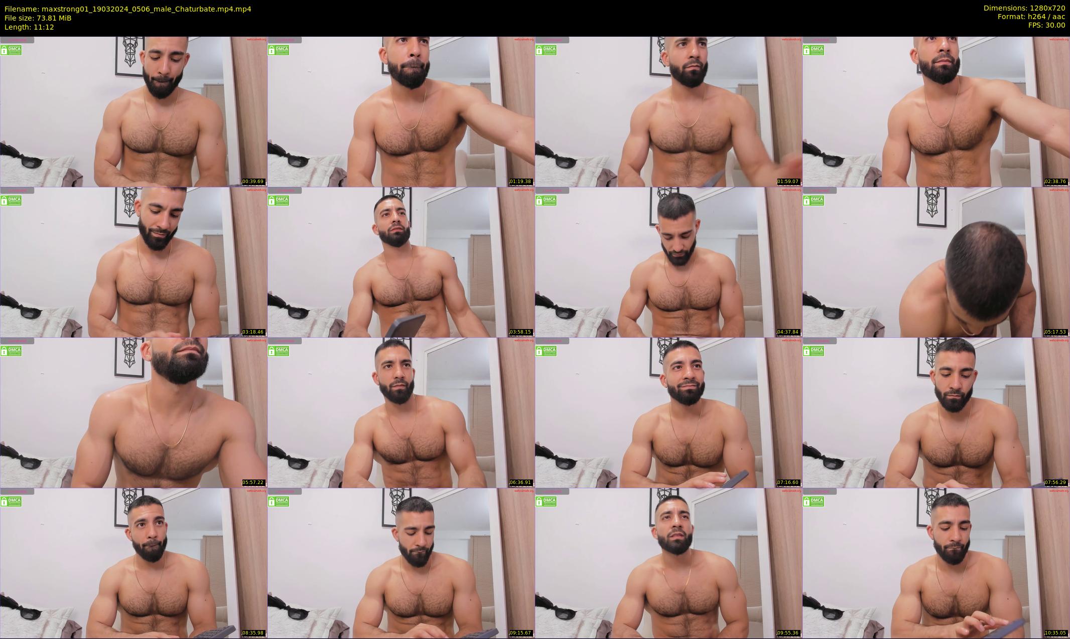 maxstrong01 — 12 minute Chaturbate male cam show recording, 720p, Mar 19, 2024