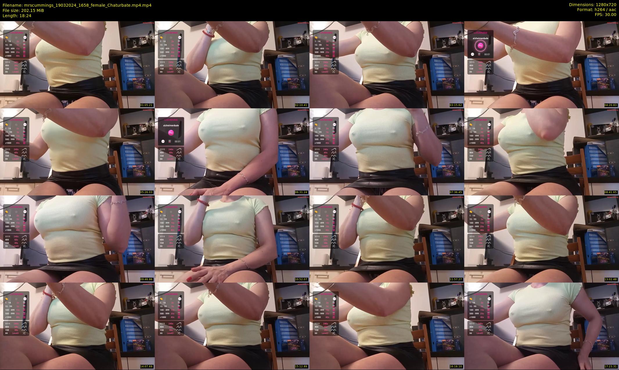 mrscummings — 19 minute Chaturbate female cam show recording, 720p, Mar 19, 2024