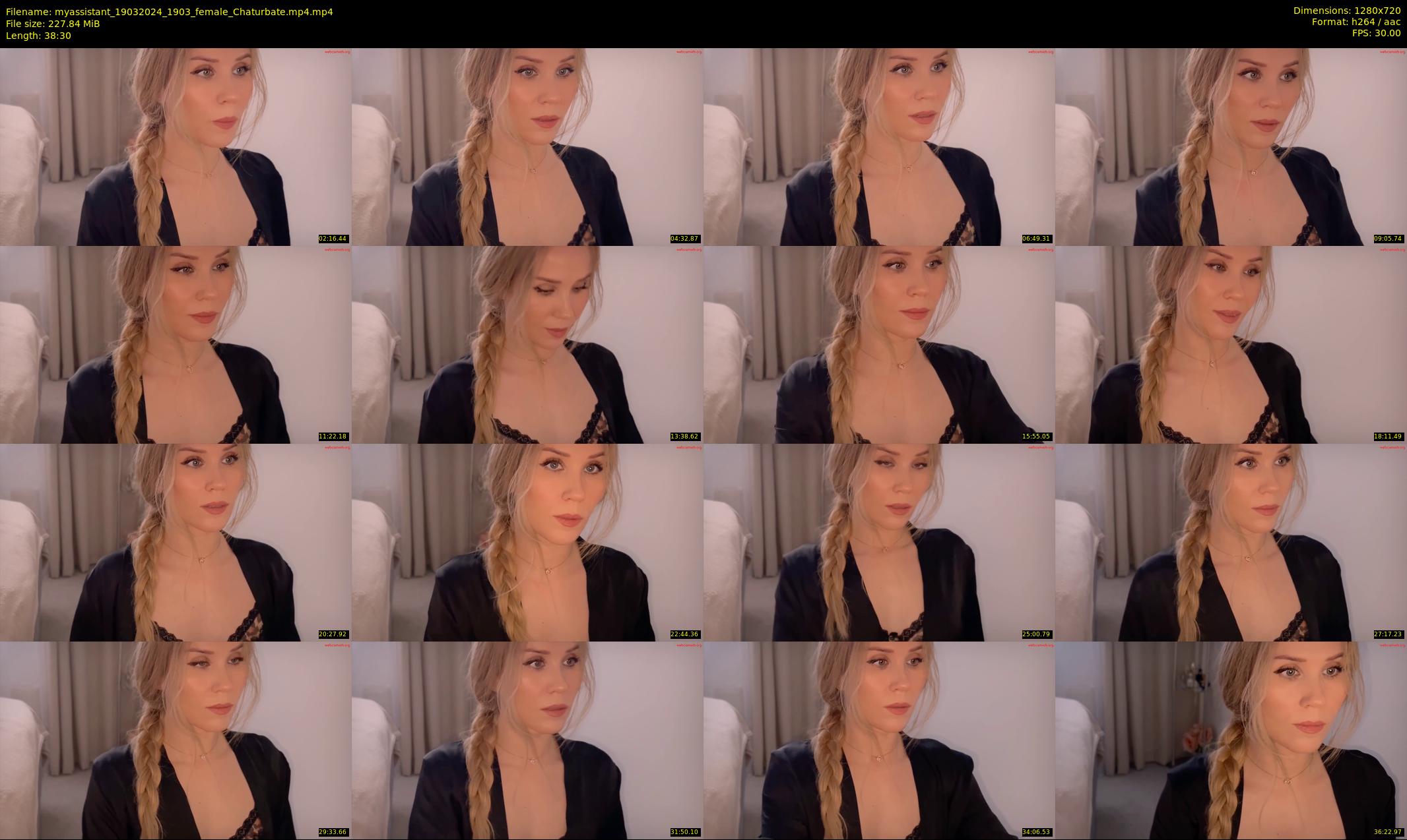 myassistant — 39 minute Chaturbate female cam show recording, 720p, Mar 19, 2024