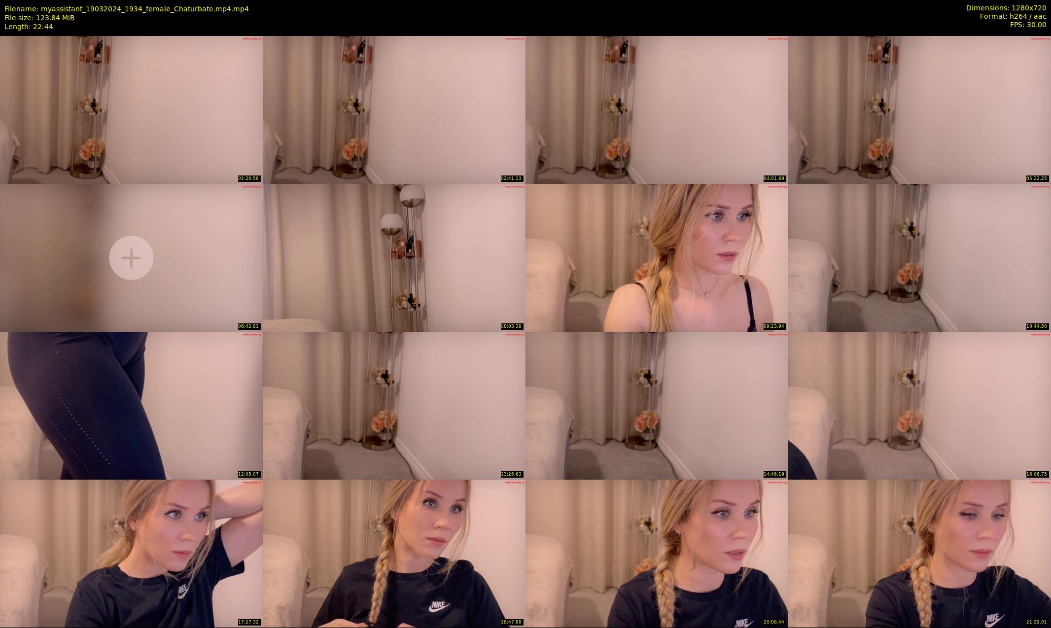 myassistant — 23 minute Chaturbate female cam show recording, 720p, Mar 19, 2024