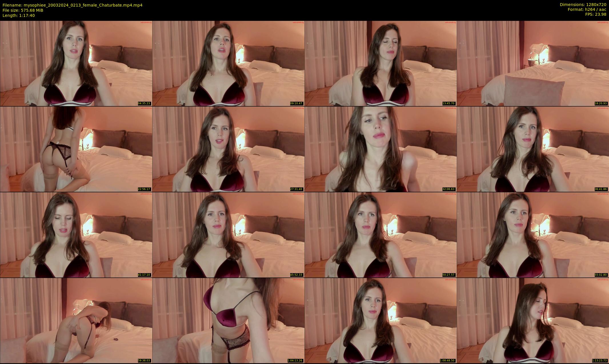 mysophiee — 78 minute Chaturbate female cam show recording, 720p, Mar 20, 2024
