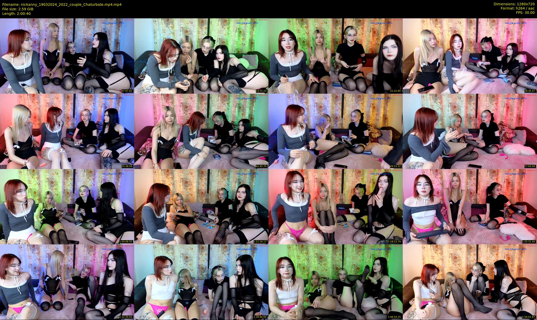 nickanny — 121 minute Chaturbate couple cam show recording, 720p, Mar 19, 2024