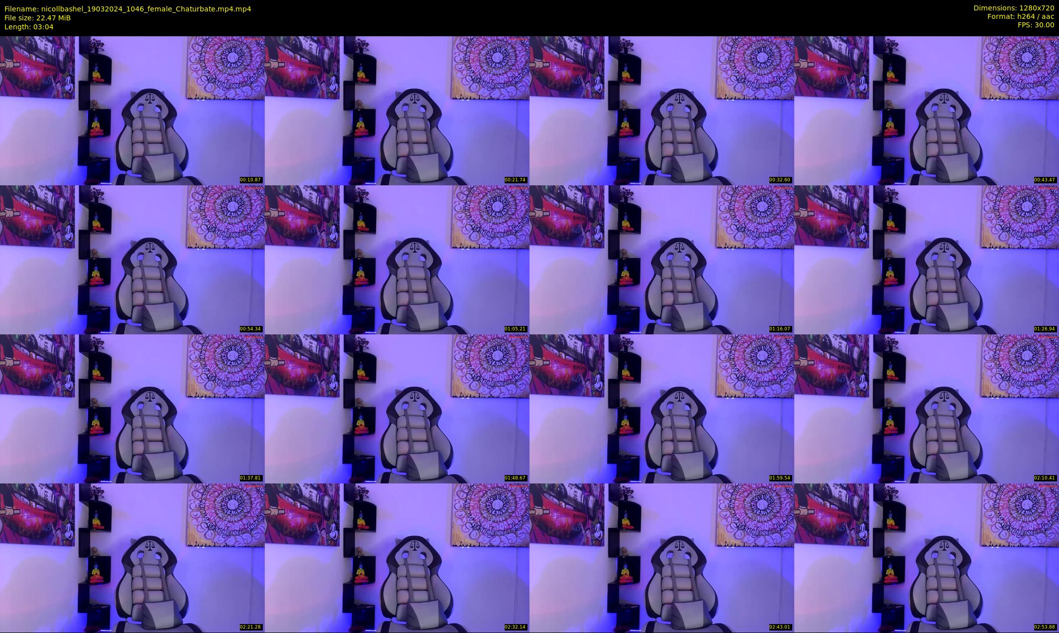 nicollbashel — 4 minute Chaturbate female cam show recording, 720p, Mar 19, 2024