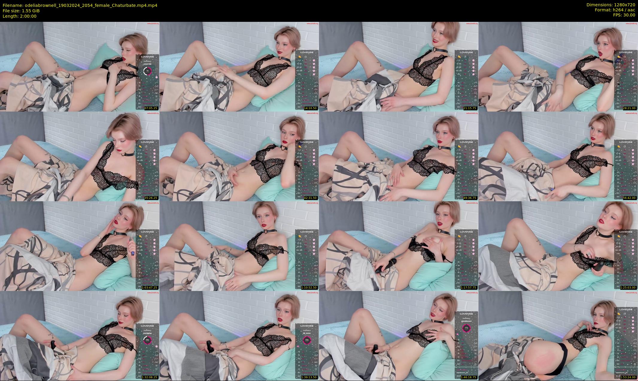 odeliabrownell — 120 minute Chaturbate female cam show recording, 720p, Mar 19, 2024