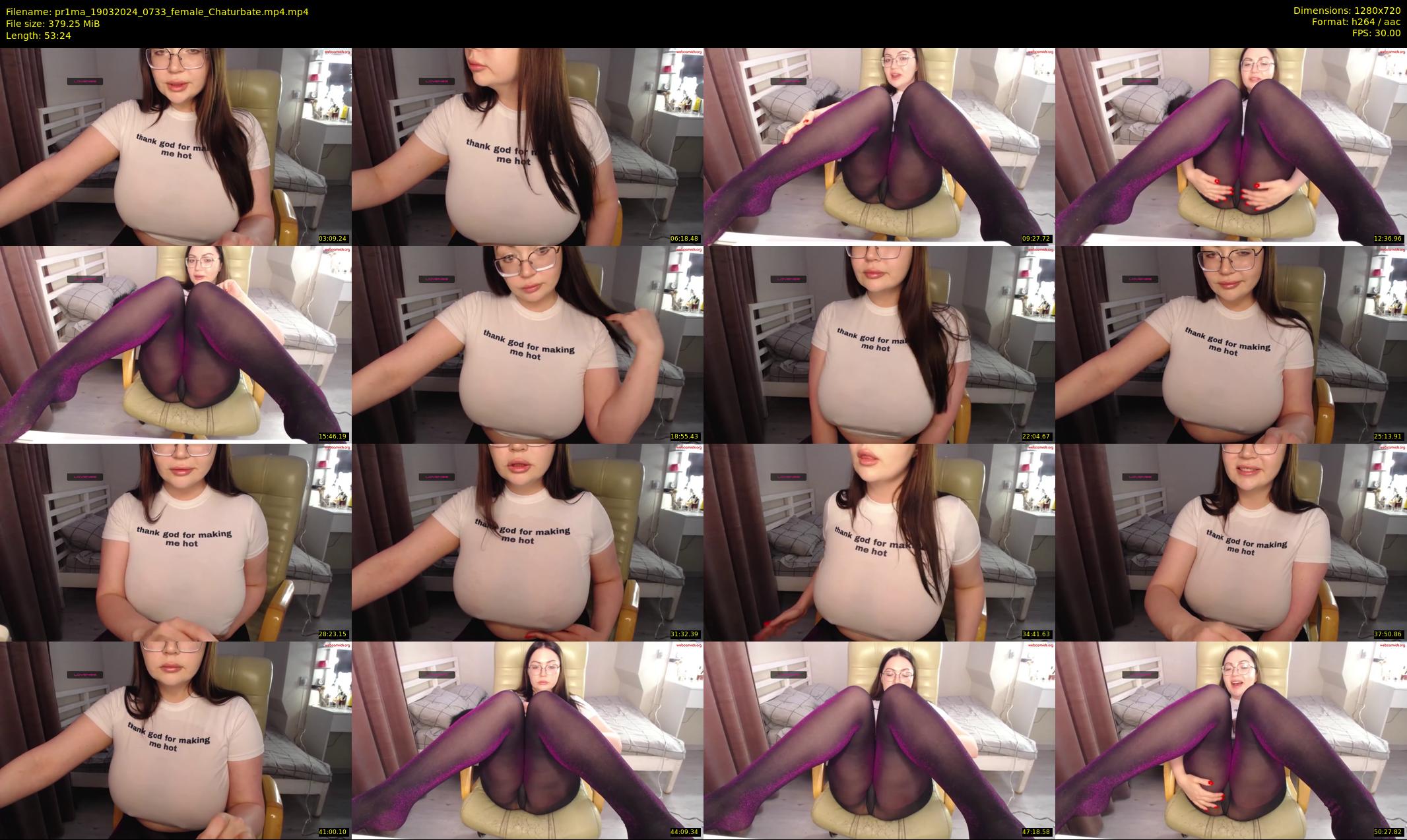 pr1ma — 54 minute Chaturbate female cam show recording, 720p, Mar 19, 2024