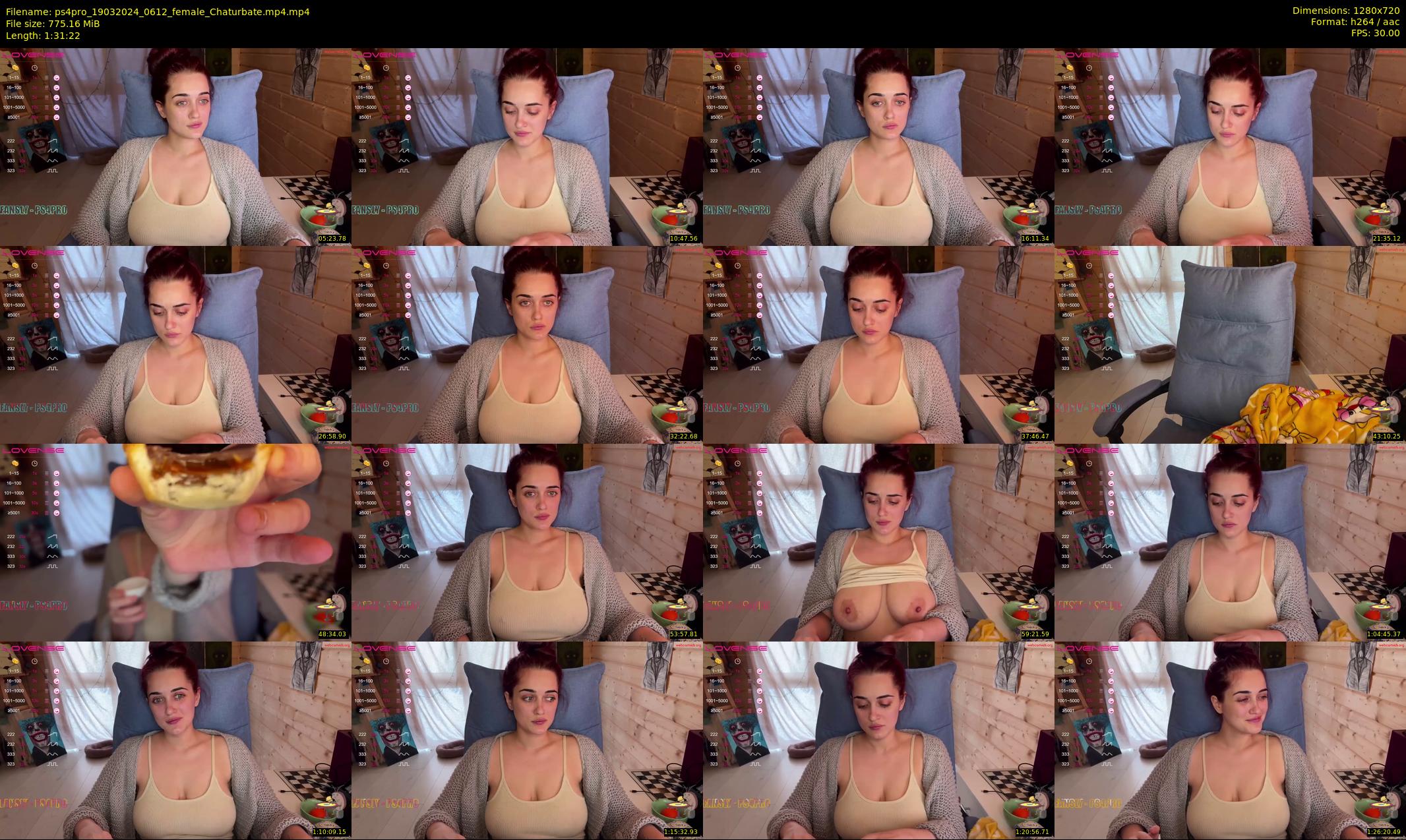 ps4pro — 92 minute Chaturbate female cam show recording, 720p, Mar 19, 2024