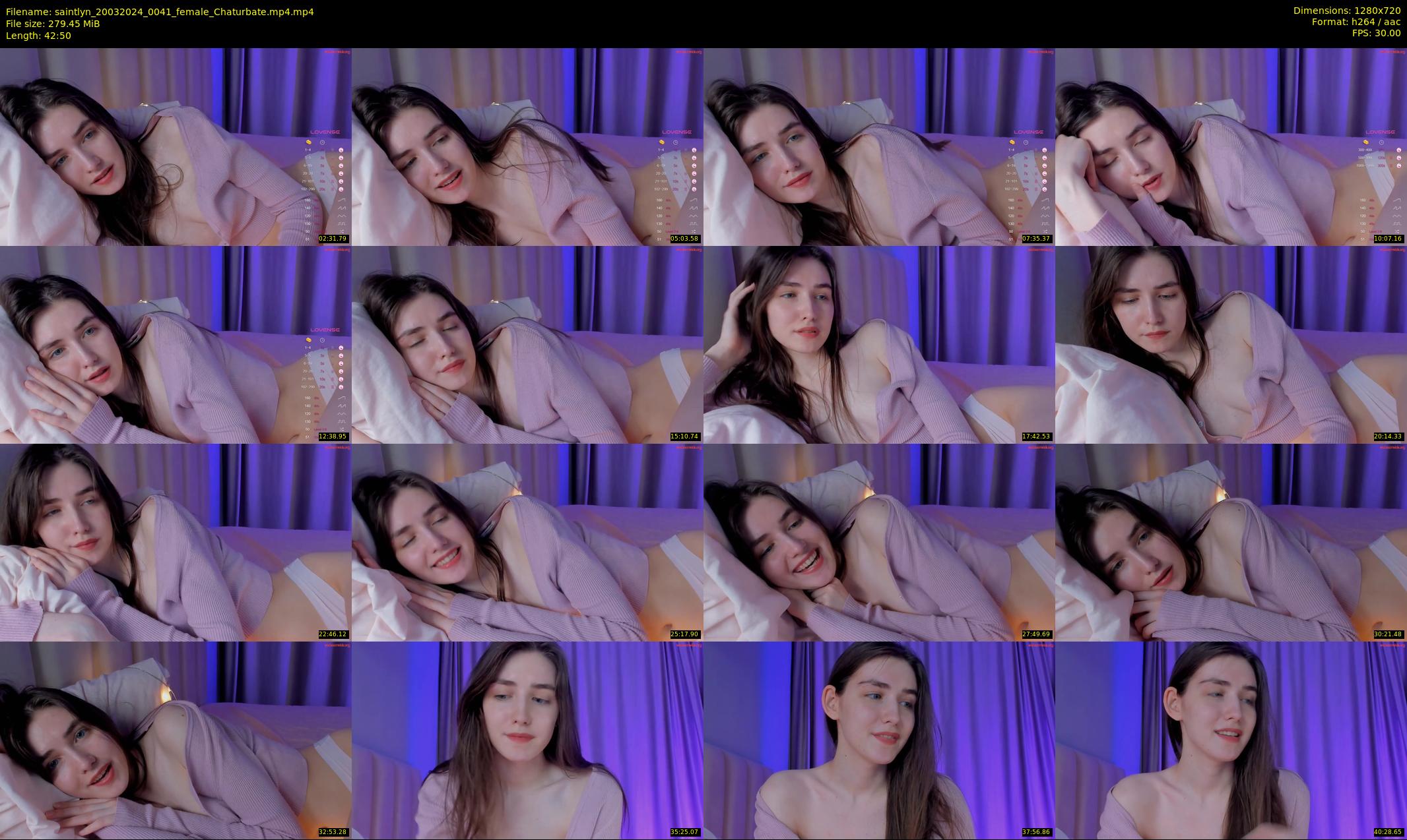 saintlyn — 43 minute Chaturbate female cam show recording, 720p, Mar 20, 2024