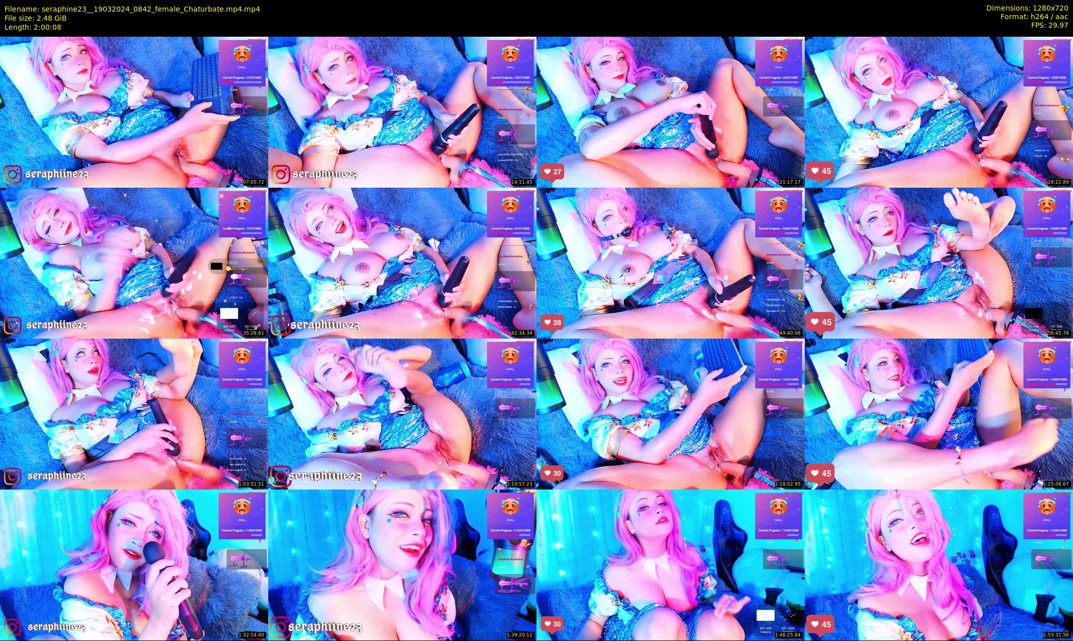 seraphine23_ — 121 minute Chaturbate female cam show recording, 720p, Mar 19, 2024