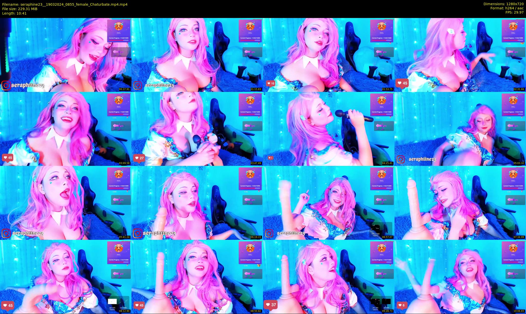 seraphine23_ — 11 minute Chaturbate female cam show recording, 720p, Mar 19, 2024
