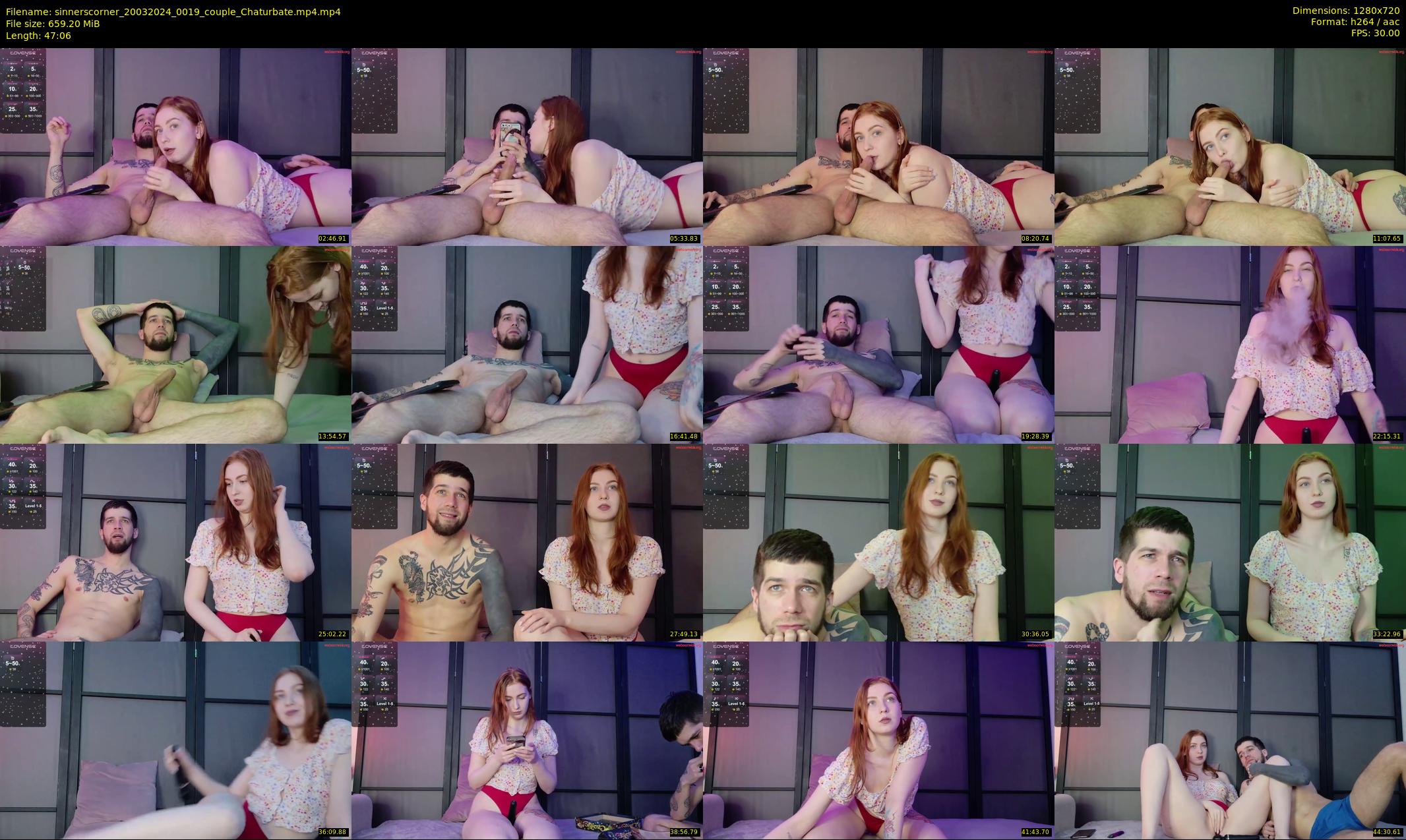 sinnerscorner — 48 minute Chaturbate couple cam show recording, 720p, Mar 20, 2024
