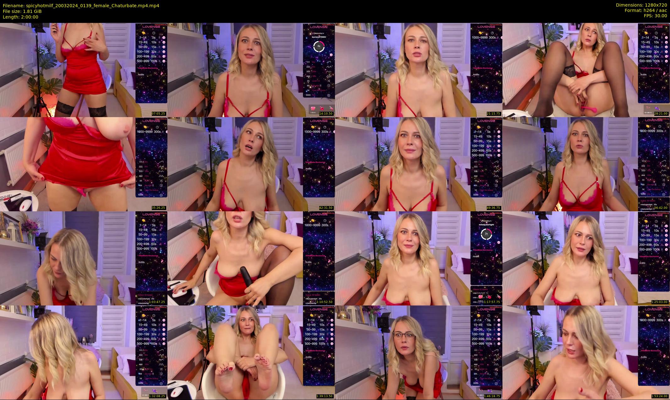 spicyhotmilf — 120 minute Chaturbate female cam show recording, 720p, Mar 20, 2024