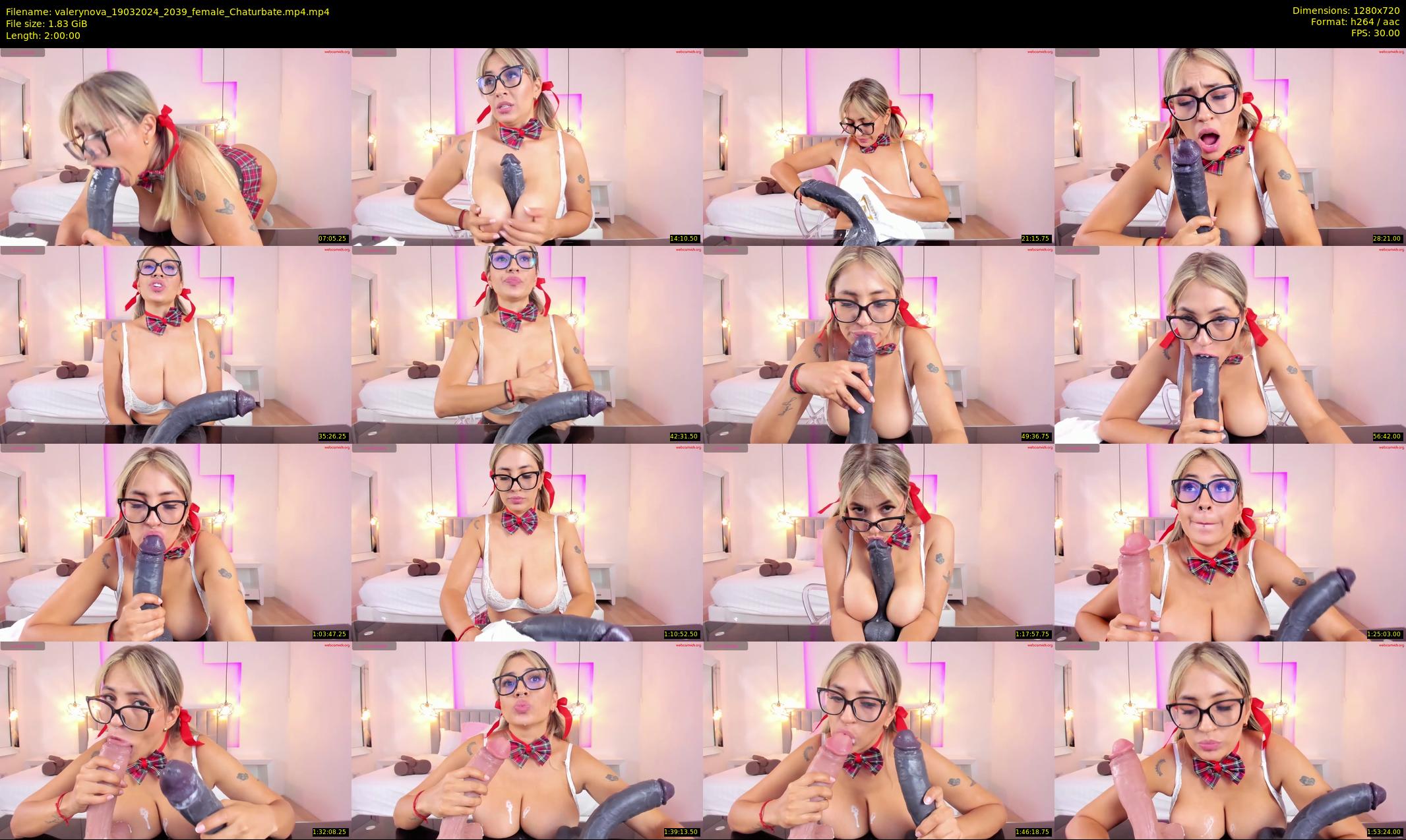 valerynova — 120 minute Chaturbate female cam show recording, 720p, Mar 19, 2024