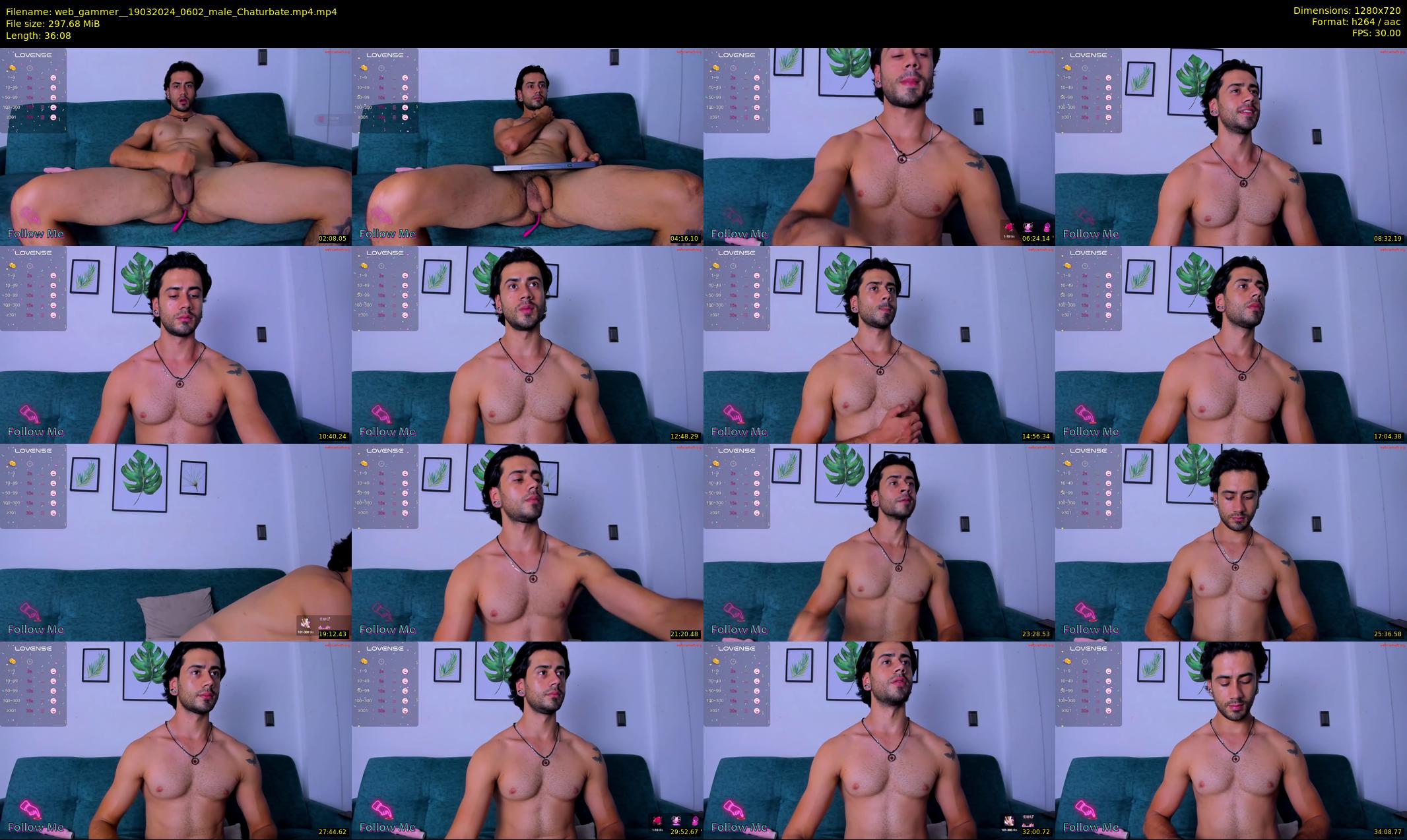 web_gammer_ — 37 minute Chaturbate male cam show recording, 720p, Mar 19, 2024