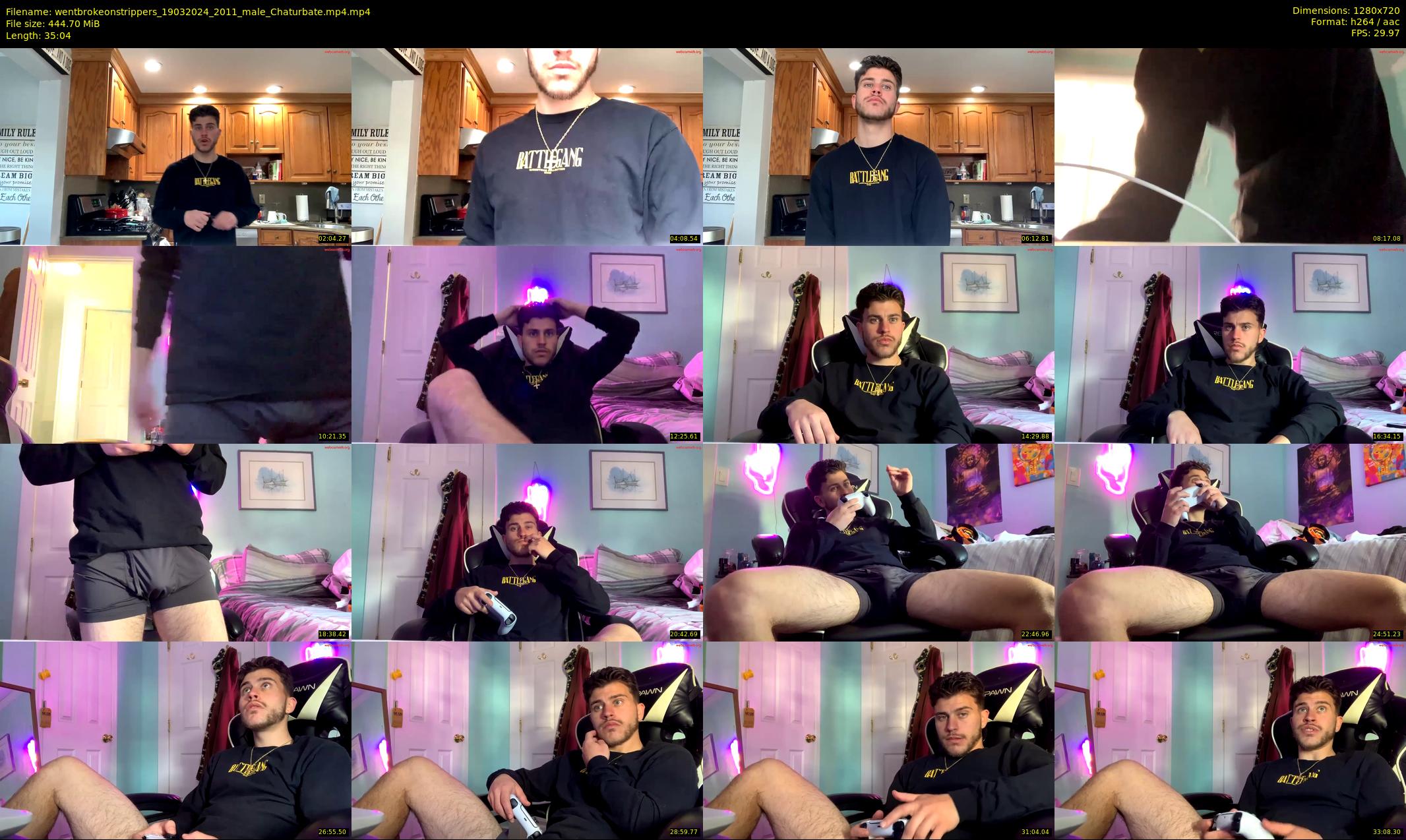 wentbrokeonstrippers — 36 minute Chaturbate male cam show recording, 720p, Mar 19, 2024