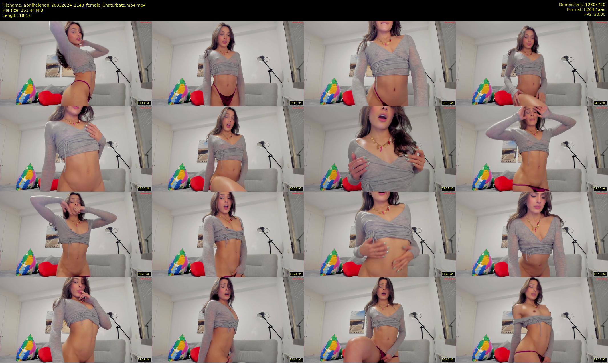 abrilhelena8 — 19 minute Chaturbate female cam show recording, 720p, Mar 20, 2024
