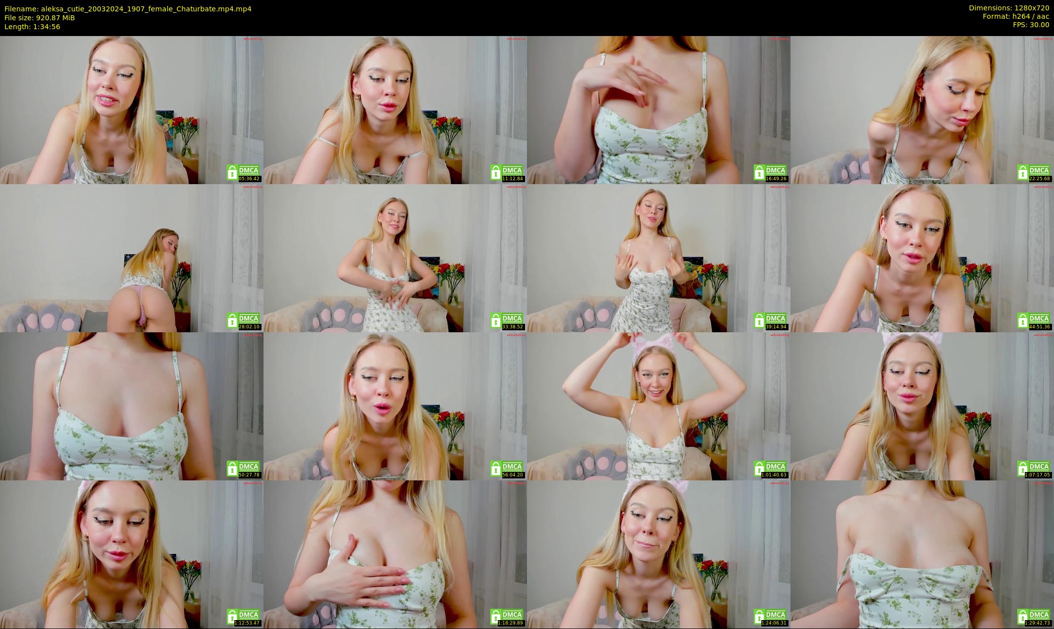 aleksa_cutie — 95 minute Chaturbate female cam show recording, 720p, Mar 20, 2024