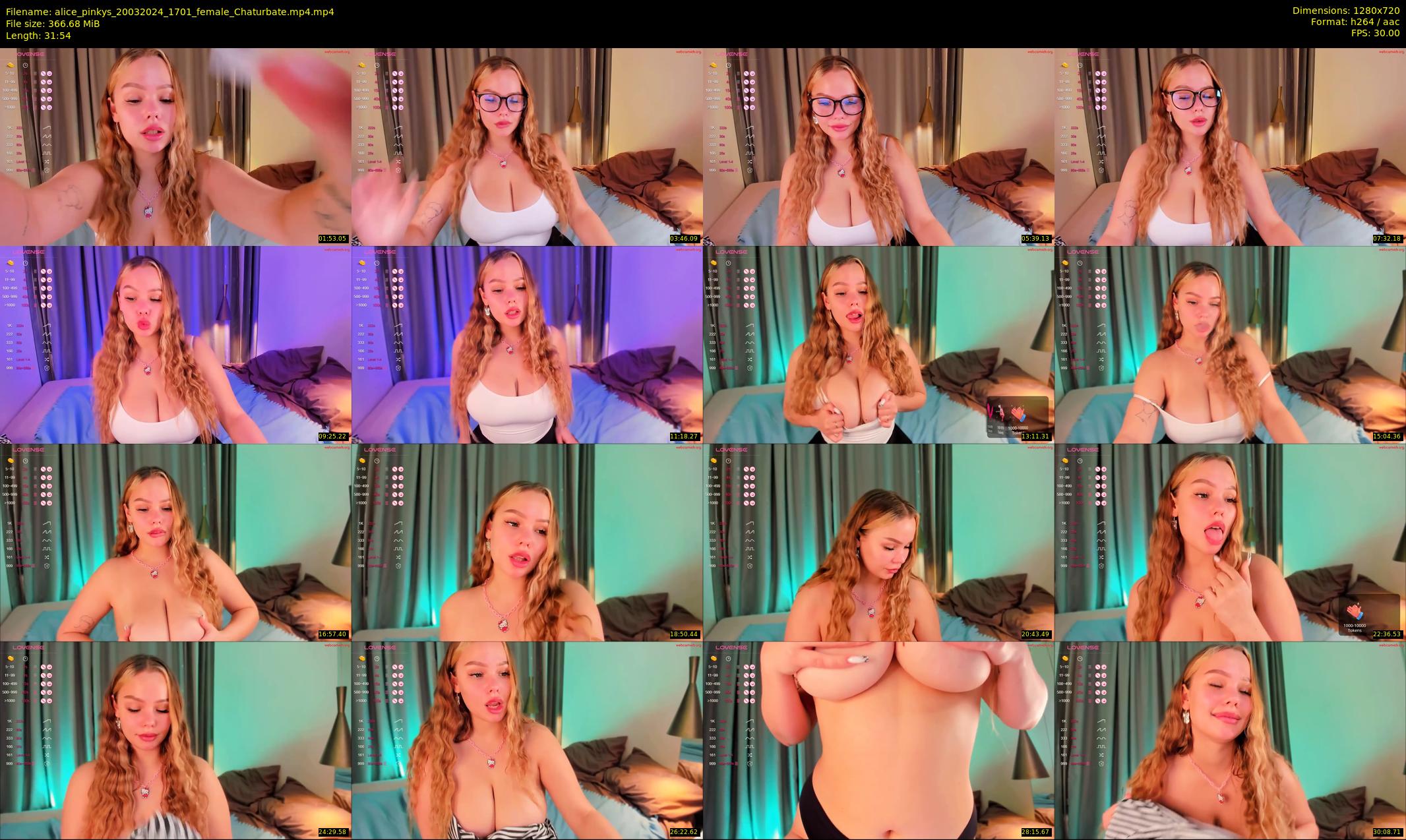 alice_pinkys — 32 minute Chaturbate female cam show recording, 720p, Mar 20, 2024