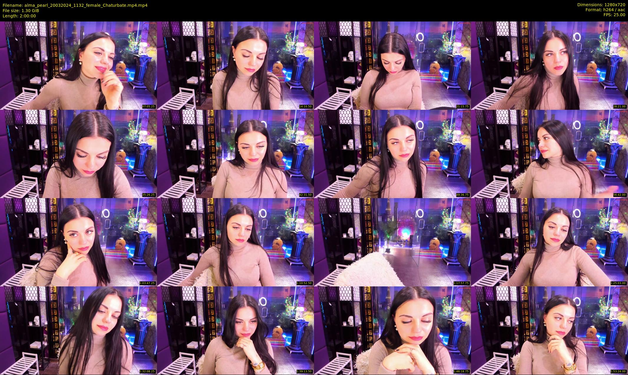 alma_pearl — 120 minute Chaturbate female cam show recording, 720p, Mar 20, 2024