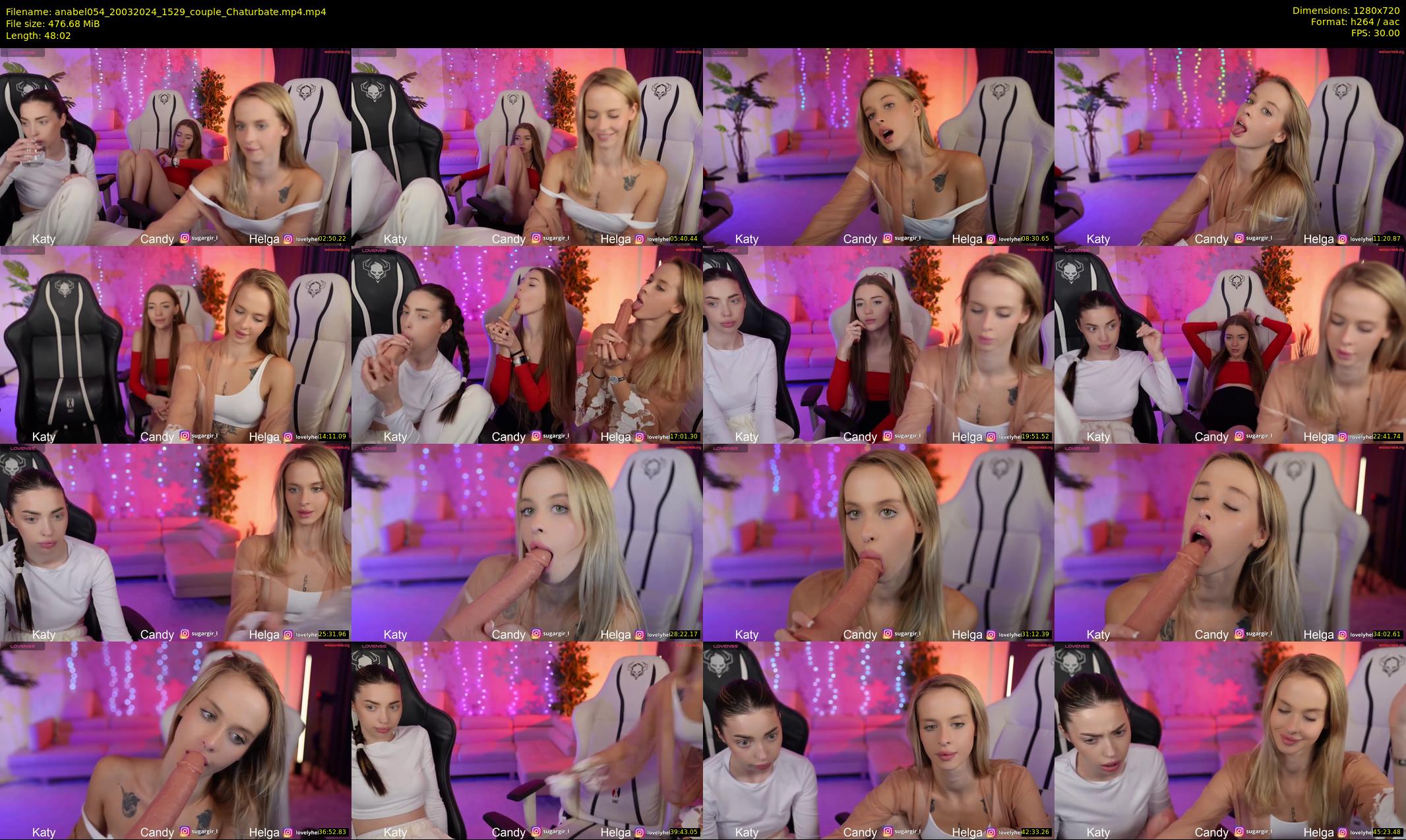 anabel054 — 49 minute Chaturbate female cam show recording, 720p, Mar 20, 2024