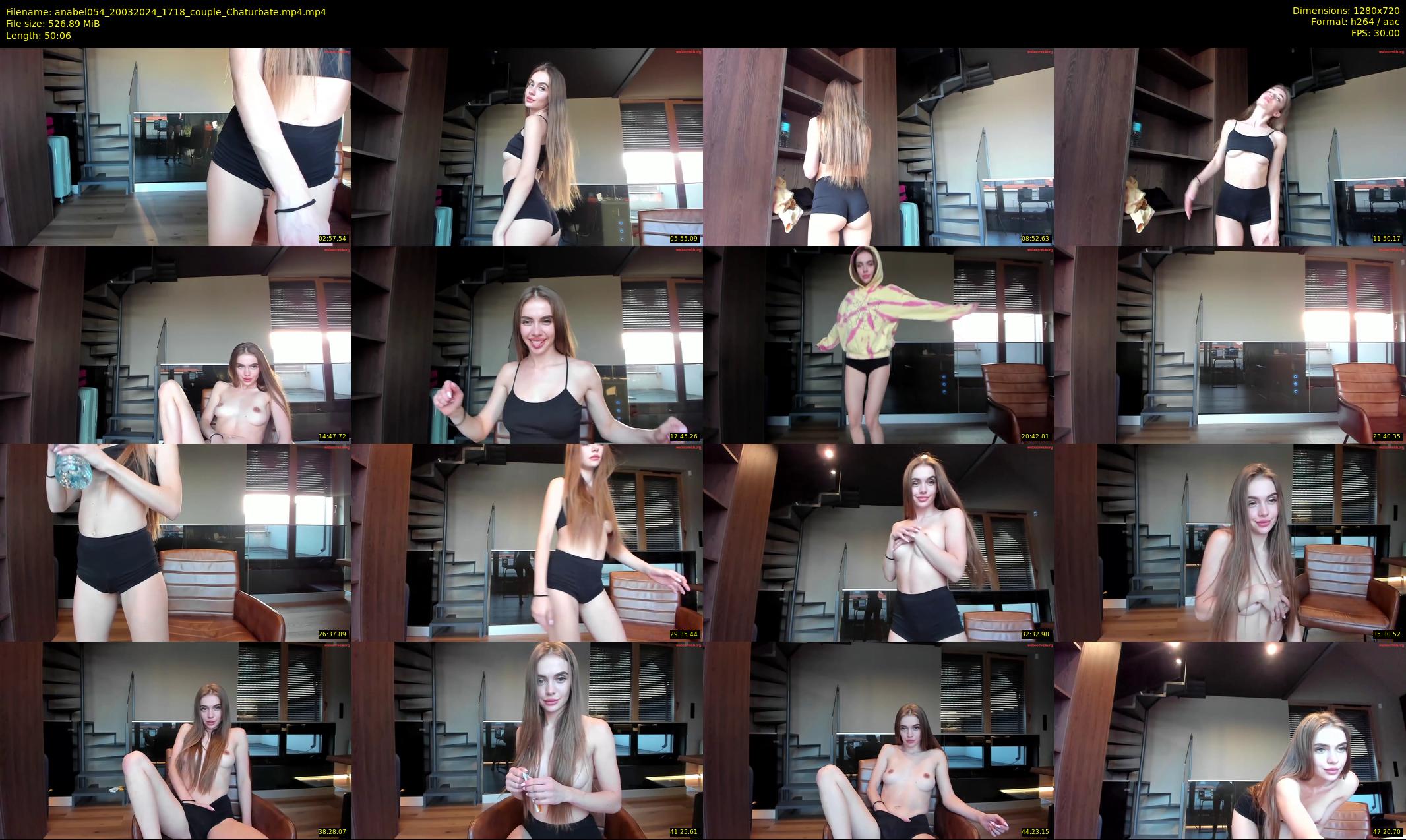 anabel054 — 51 minute Chaturbate female cam show recording, 720p, Mar 20, 2024