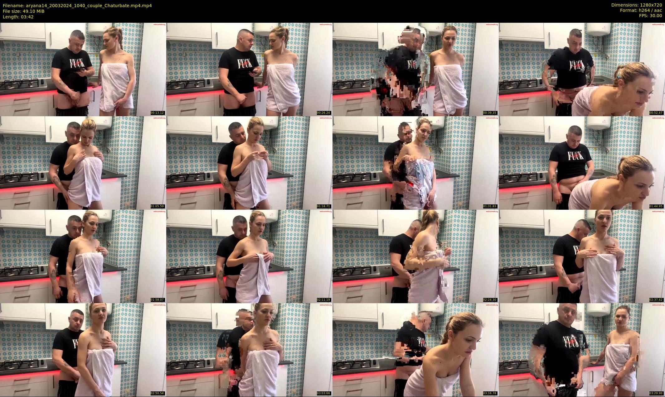 aryana14 — 4 minute Chaturbate couple cam show recording, 720p, Mar 20, 2024