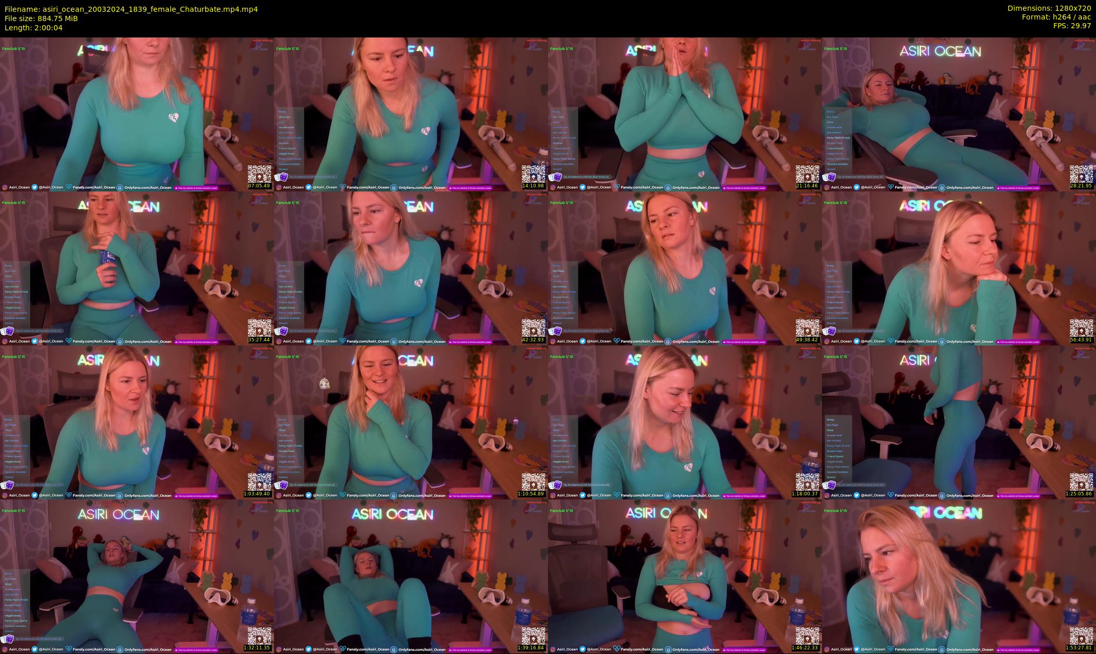 asiri_ocean — 121 minute Chaturbate female cam show recording, 720p, Mar 20, 2024