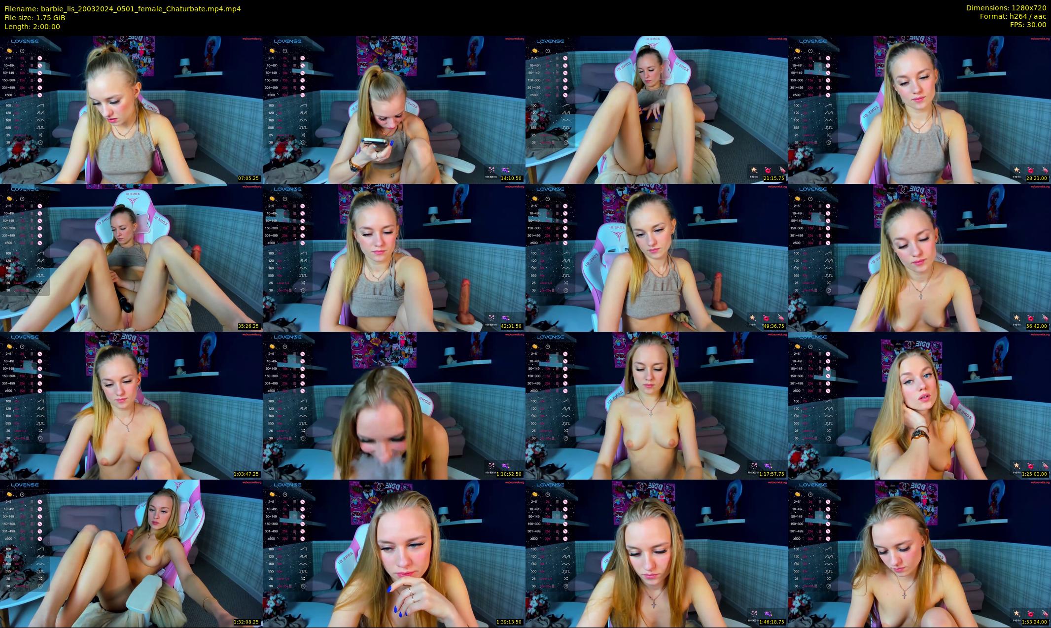 barbie_lis — 120 minute Chaturbate female cam show recording, 720p, Mar 20, 2024
