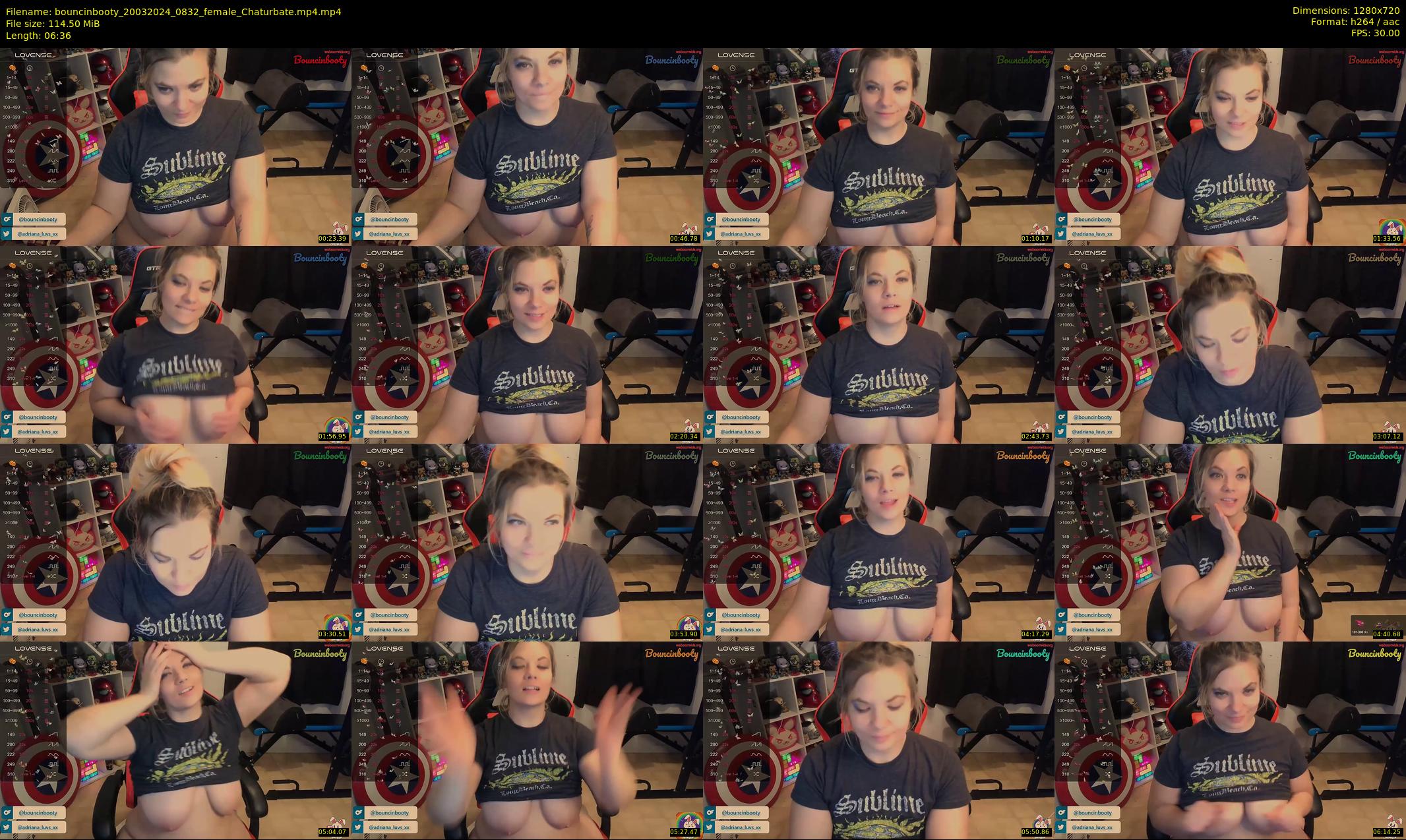 bouncinbooty — 7 minute Chaturbate female cam show recording, 720p, Mar 20, 2024