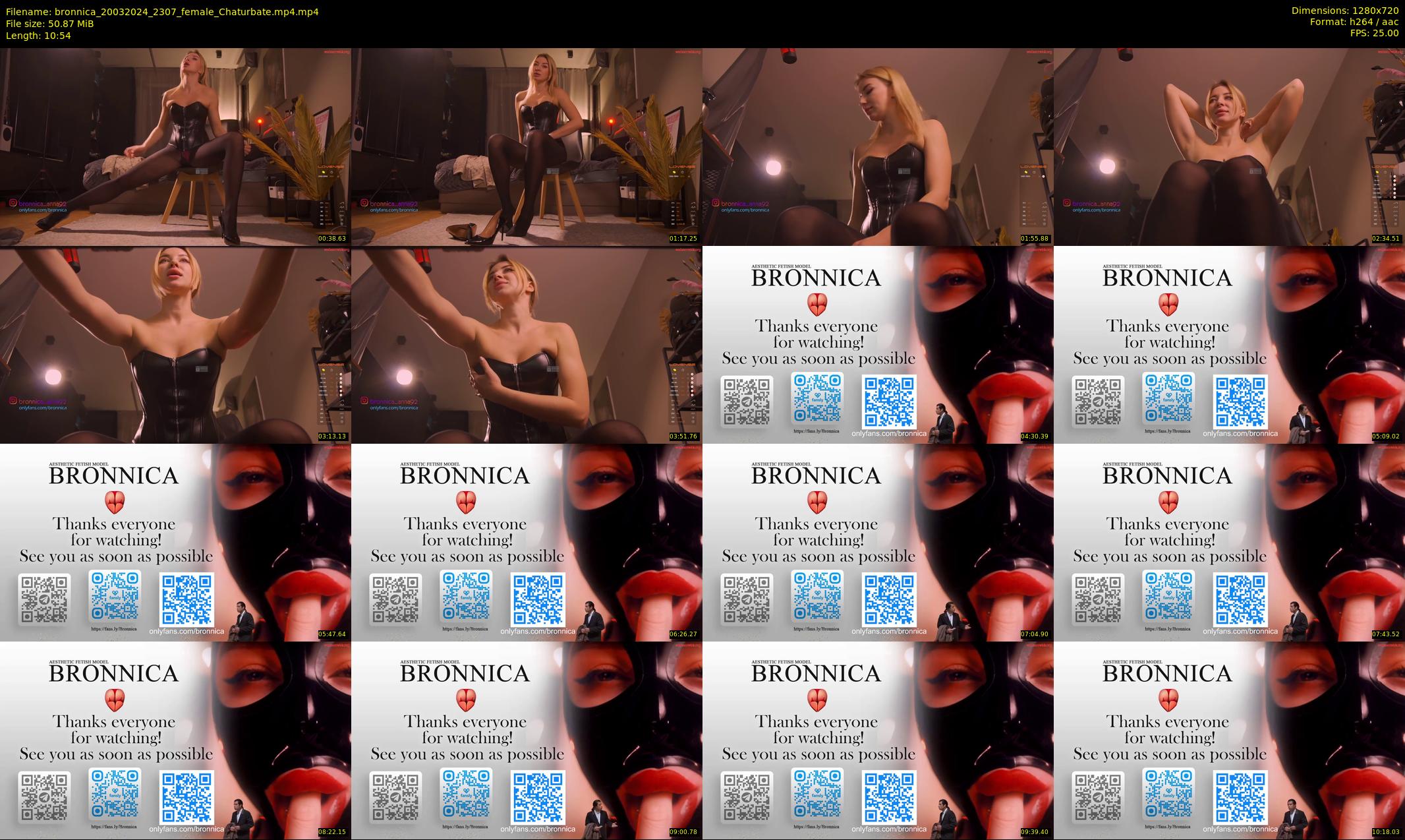 bronnica — 11 minute Chaturbate female cam show recording, 720p, Mar 20, 2024