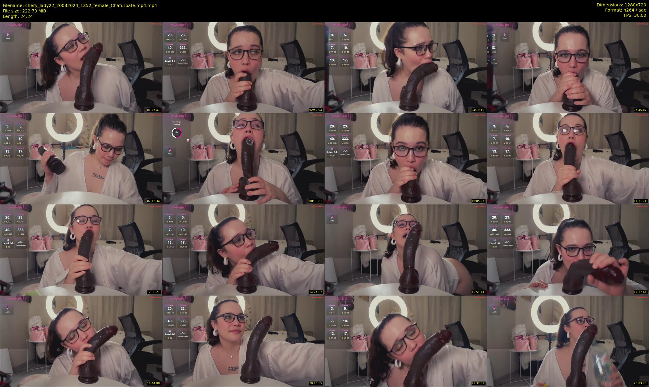 chery_lady22 — 25 minute Chaturbate female cam show recording, 720p, Mar 20, 2024
