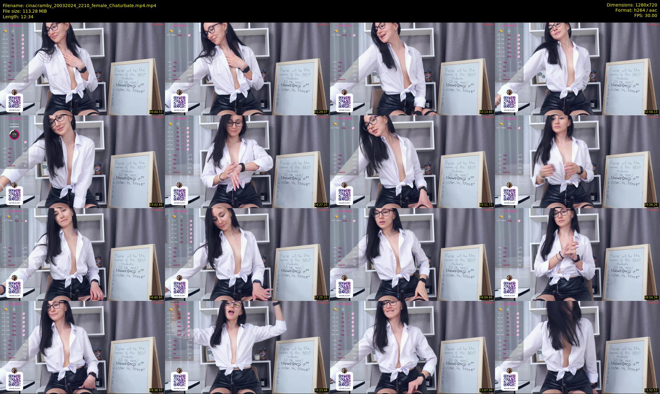 cinacramby — 13 minute Chaturbate female cam show recording, 720p, Mar 20, 2024