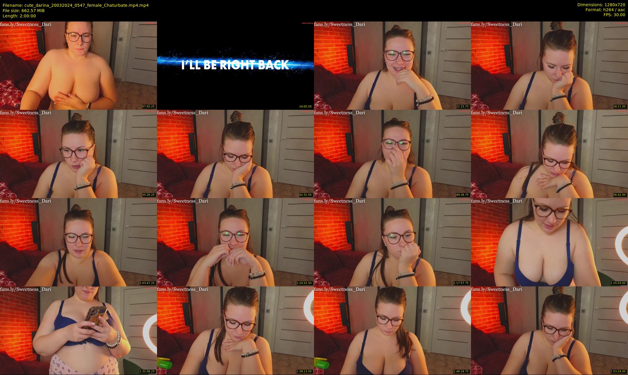 cute_darina — 120 minute Chaturbate female cam show recording, 720p, Mar 20, 2024