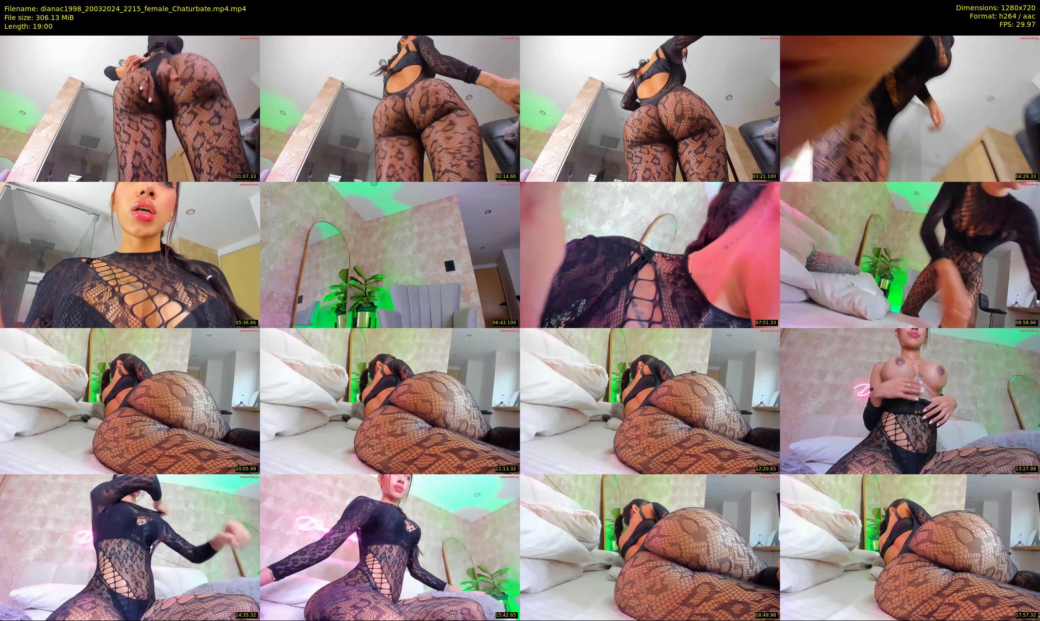 dianac1998 — 19 minute Chaturbate female cam show recording, 720p, Mar 20, 2024
