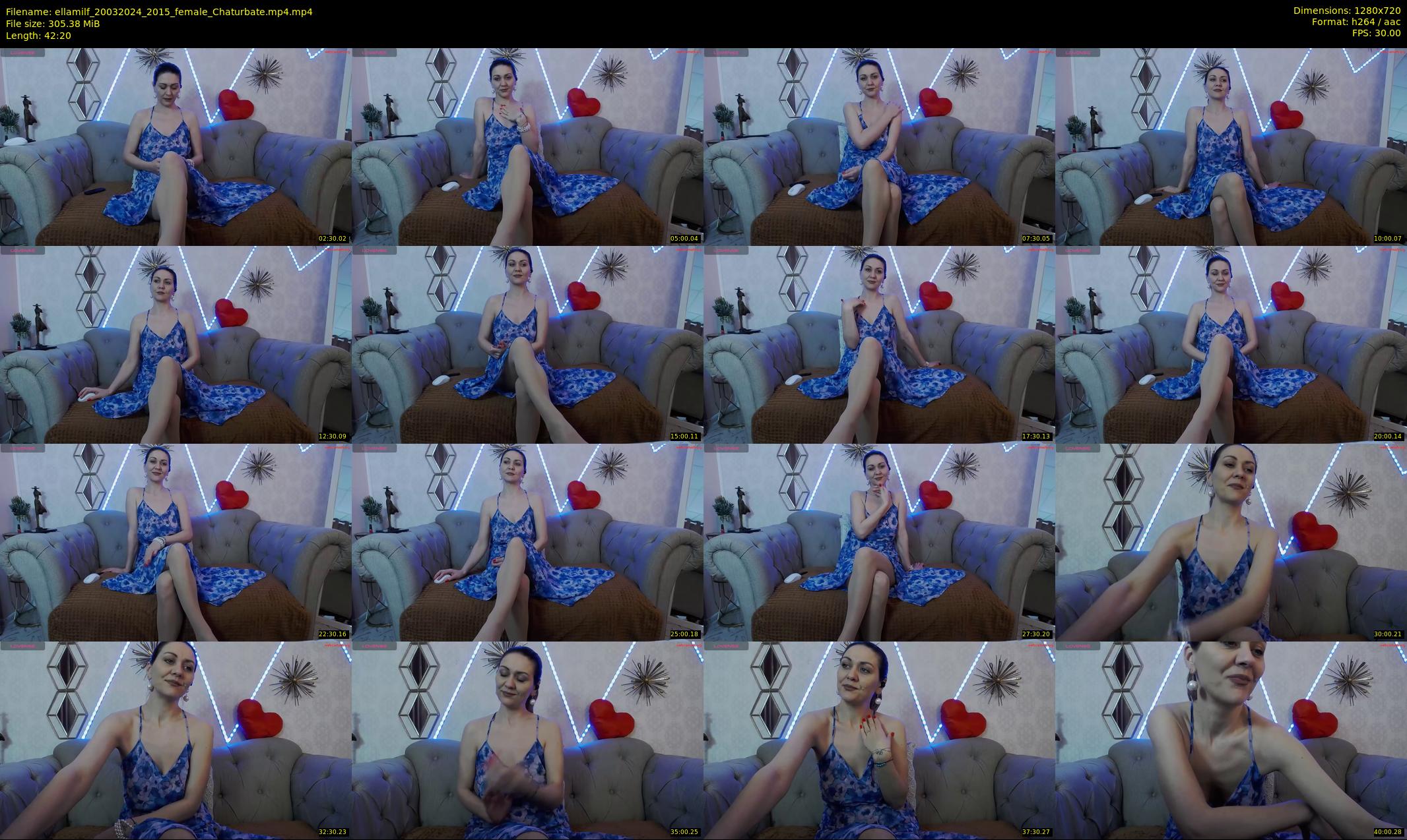 ellamilf — 43 minute Chaturbate female cam show recording, 720p, Mar 20, 2024