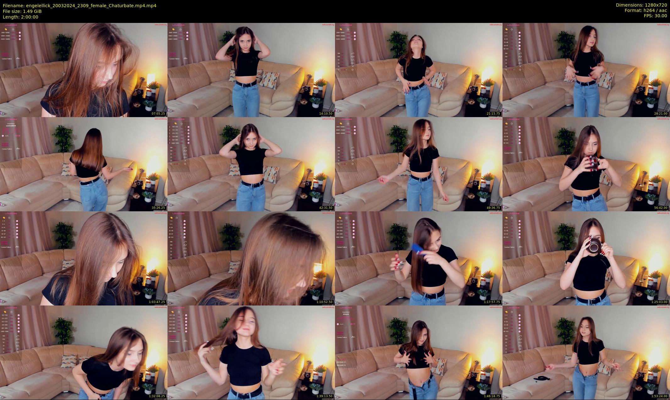 engelellick — 120 minute Chaturbate female cam show recording, 720p, Mar 20, 2024