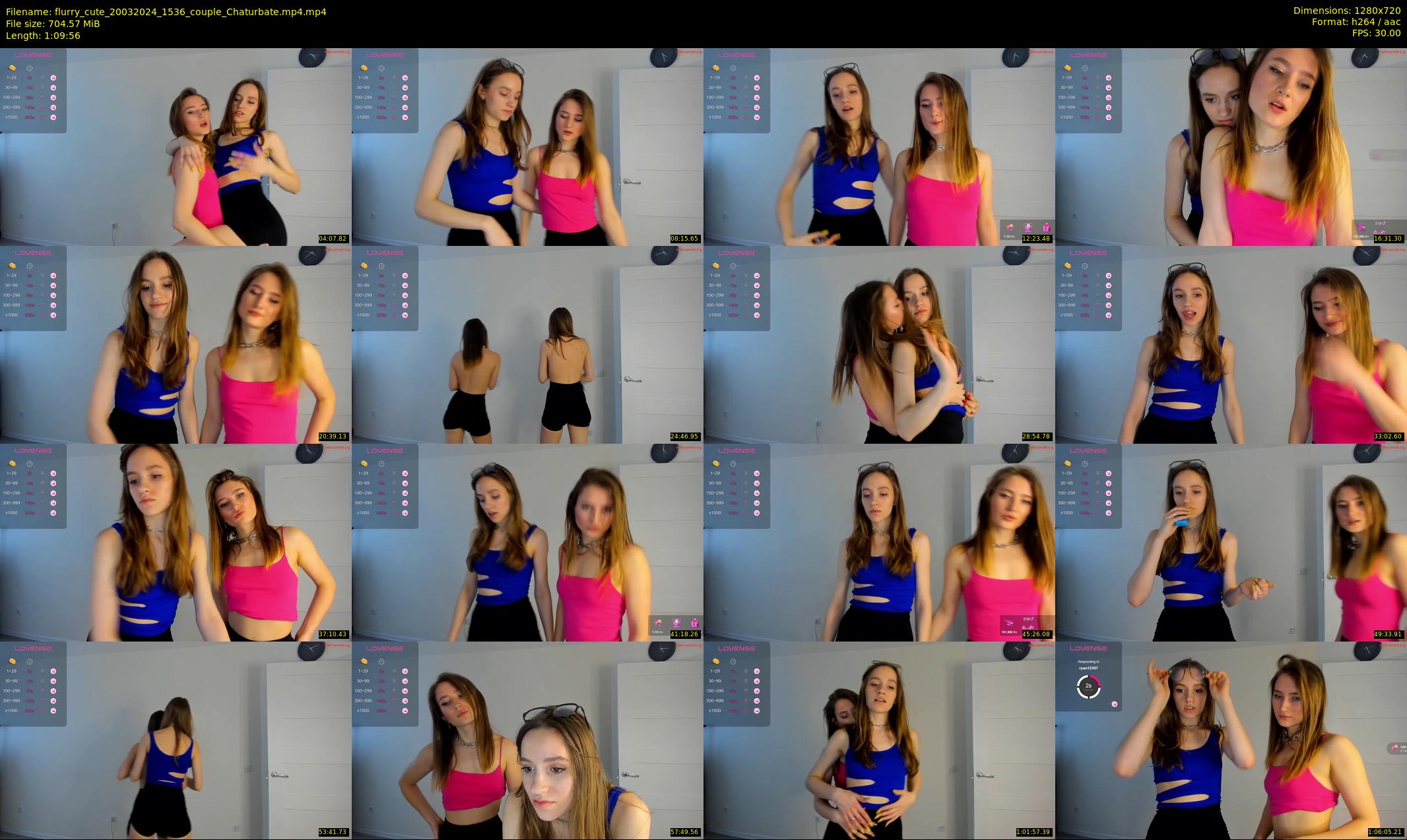 flurry_cute — 70 minute Chaturbate couple cam show recording, 720p, Mar 20, 2024