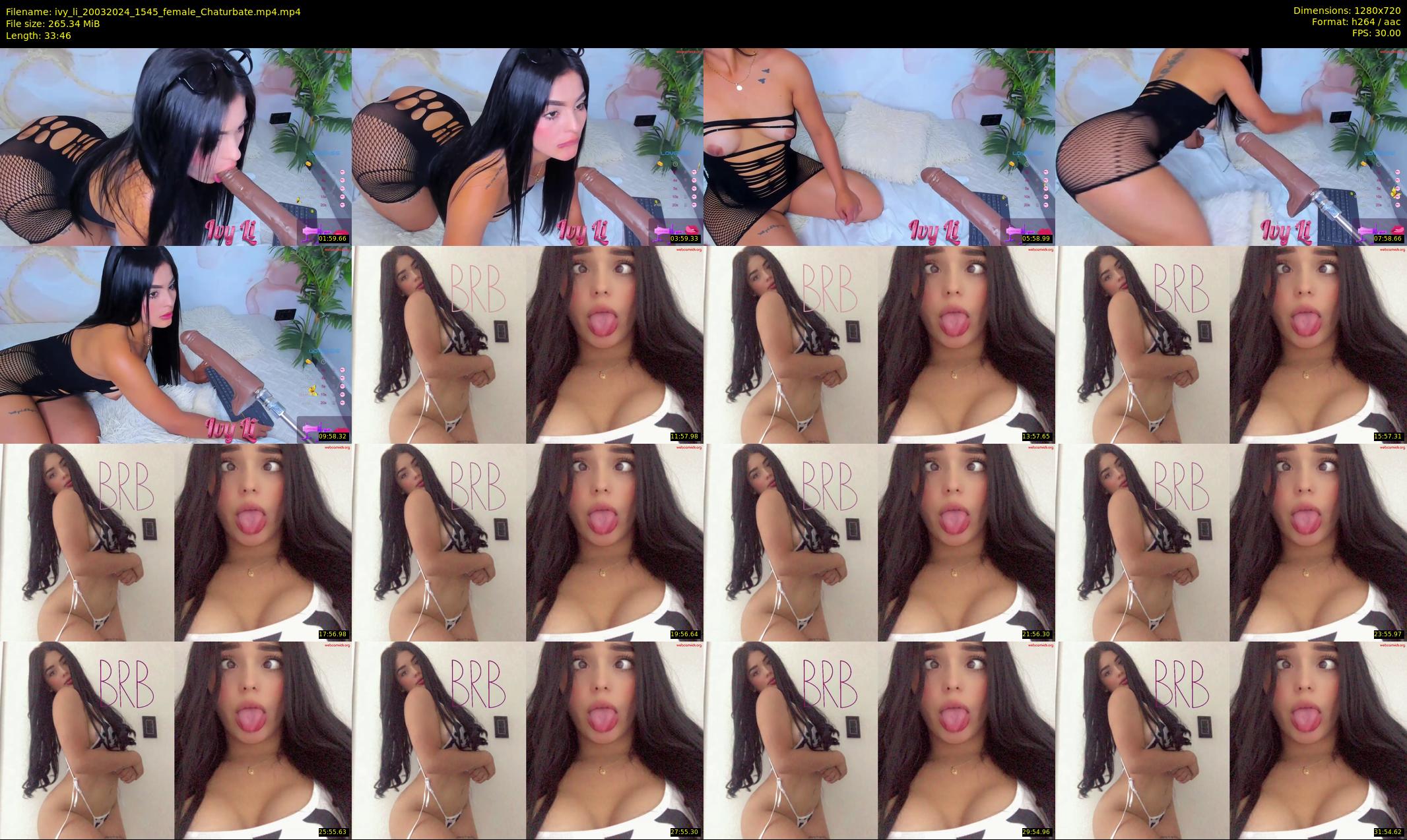 ivy_li — 34 minute Chaturbate female cam show recording, 720p, Mar 20, 2024