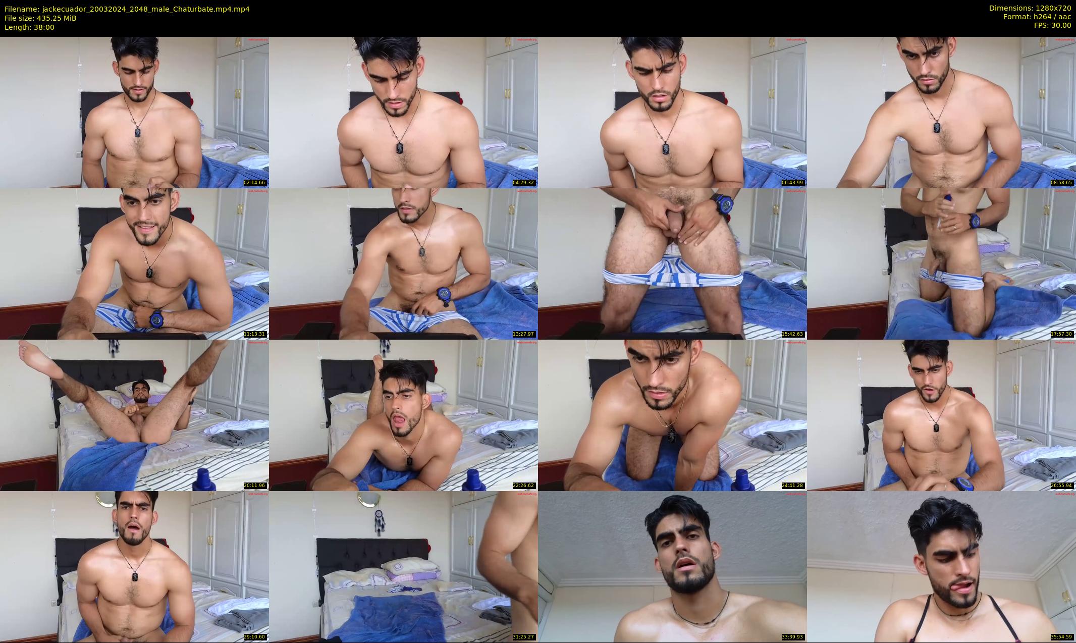 jackecuador — 38 minute Chaturbate male cam show recording, 720p, Mar 20, 2024