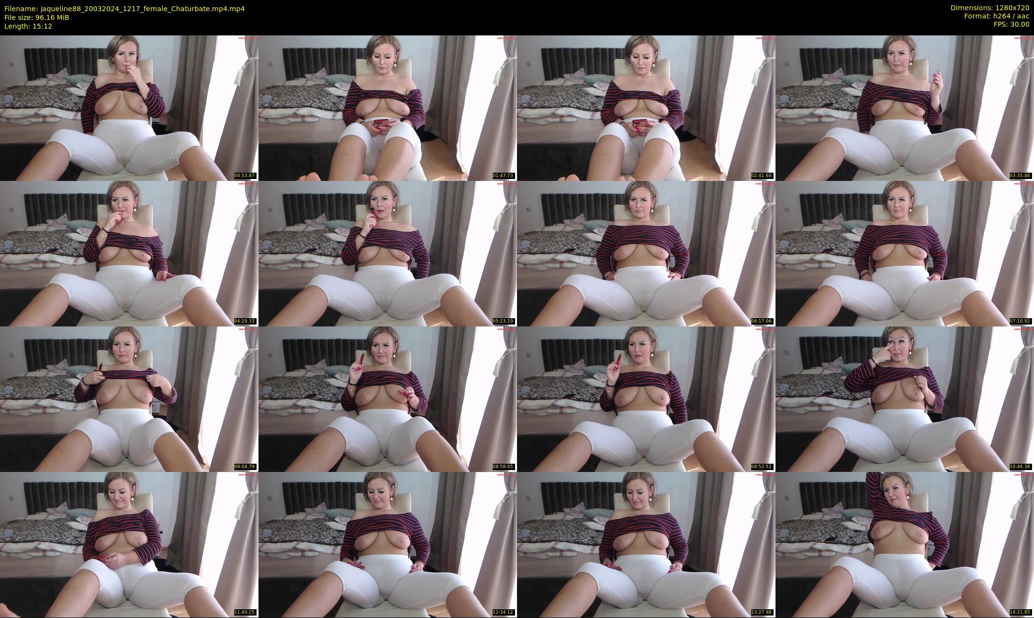 jaqueline88 — 16 minute Chaturbate female cam show recording, 720p, Mar 20, 2024