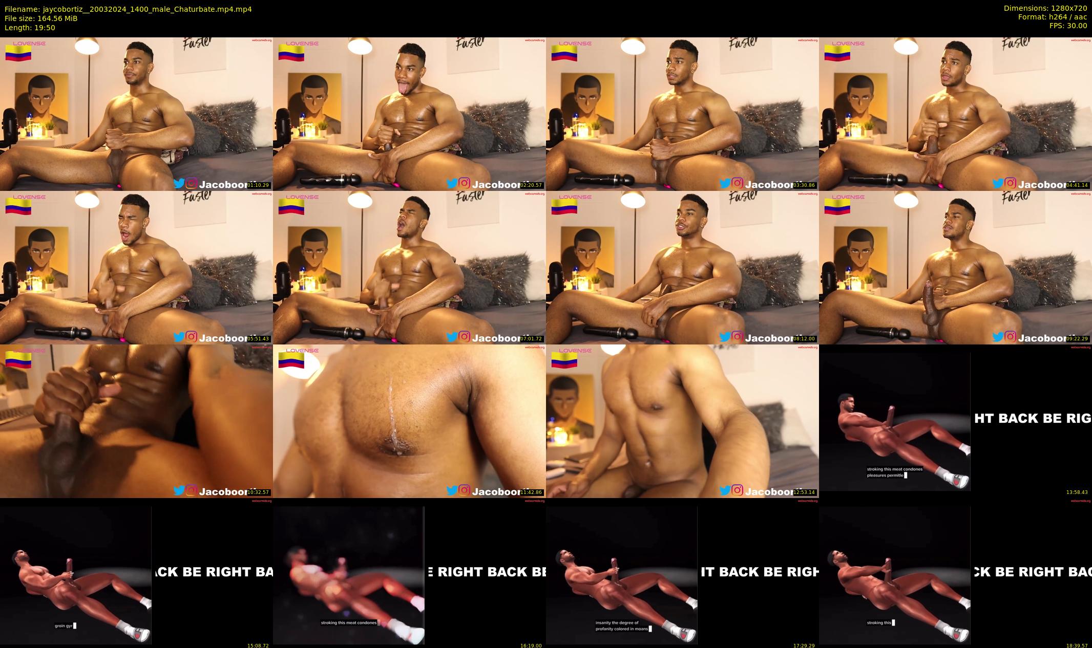 jaycobortiz_ — 20 minute Chaturbate male cam show recording, 720p, Mar 20, 2024